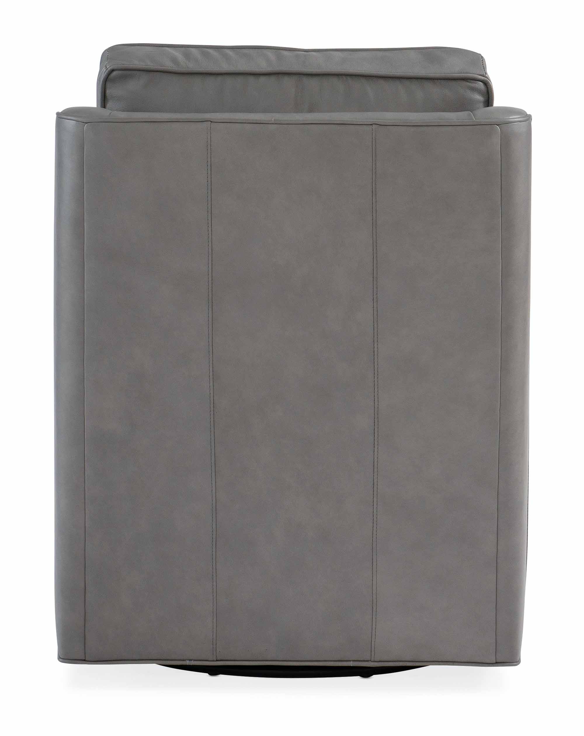 Meredith Leather Swivel Chair - Image 9