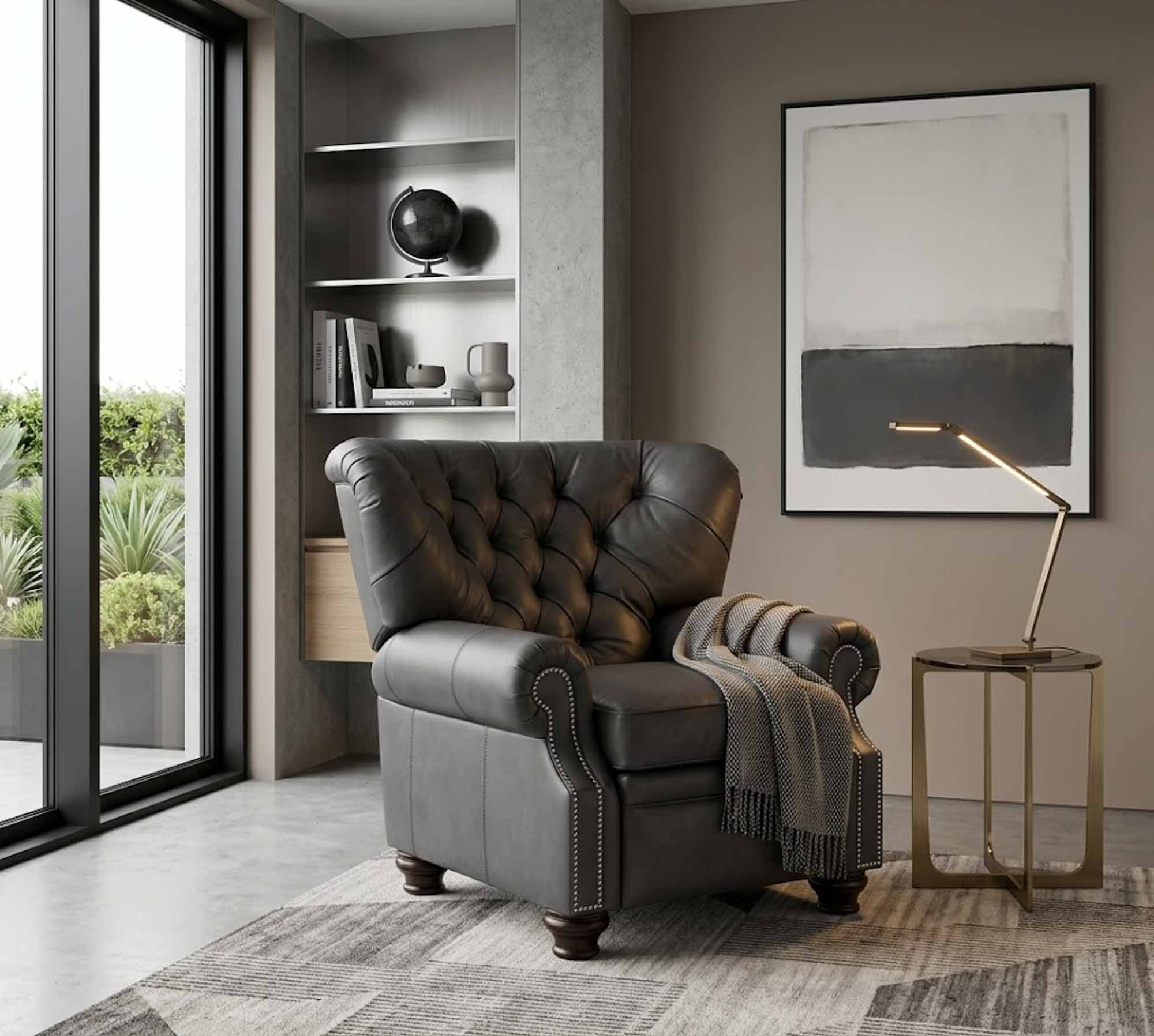Mickler Leather Recliner - Image 3