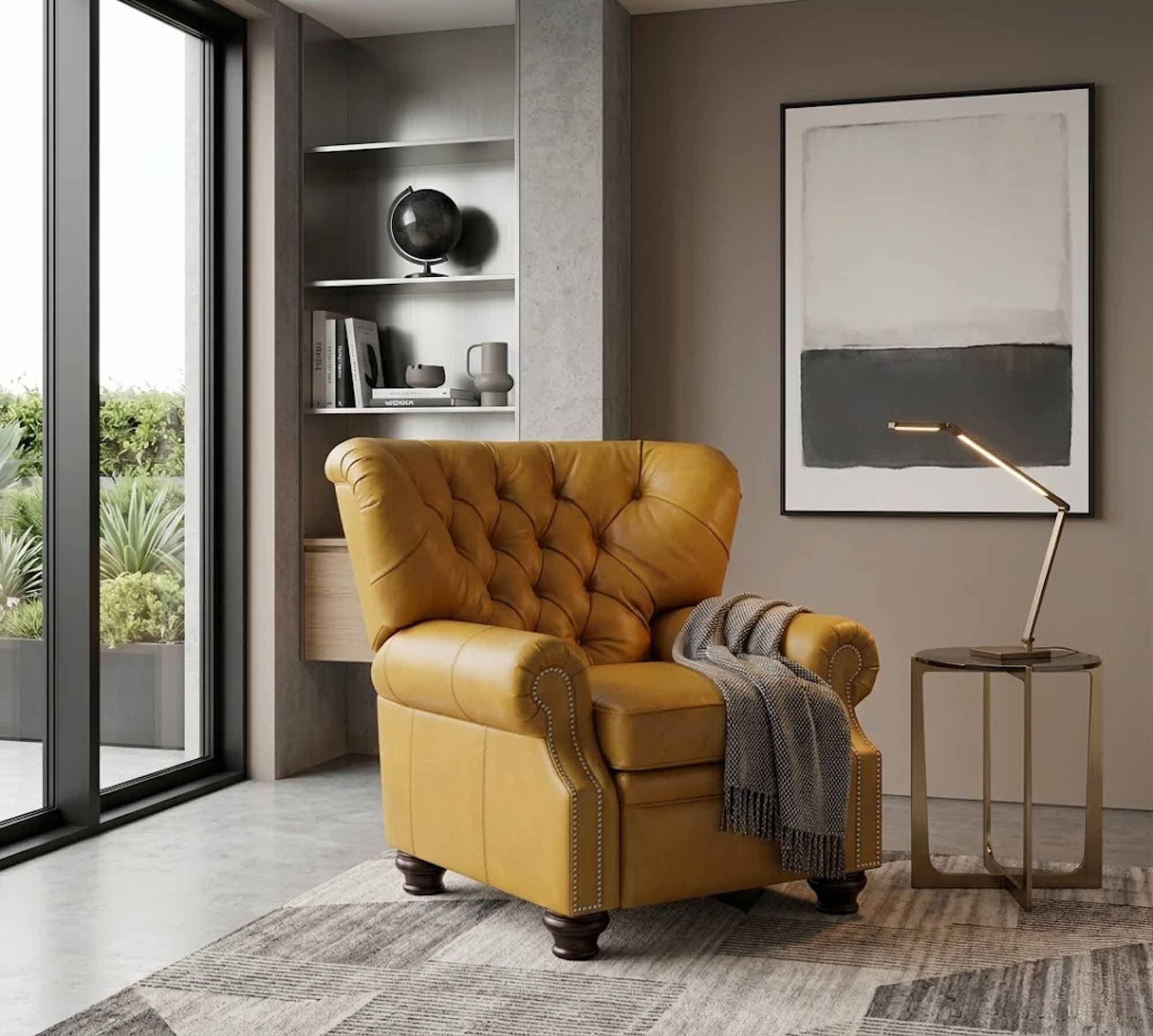 Mickler Leather Recliner - Image 4