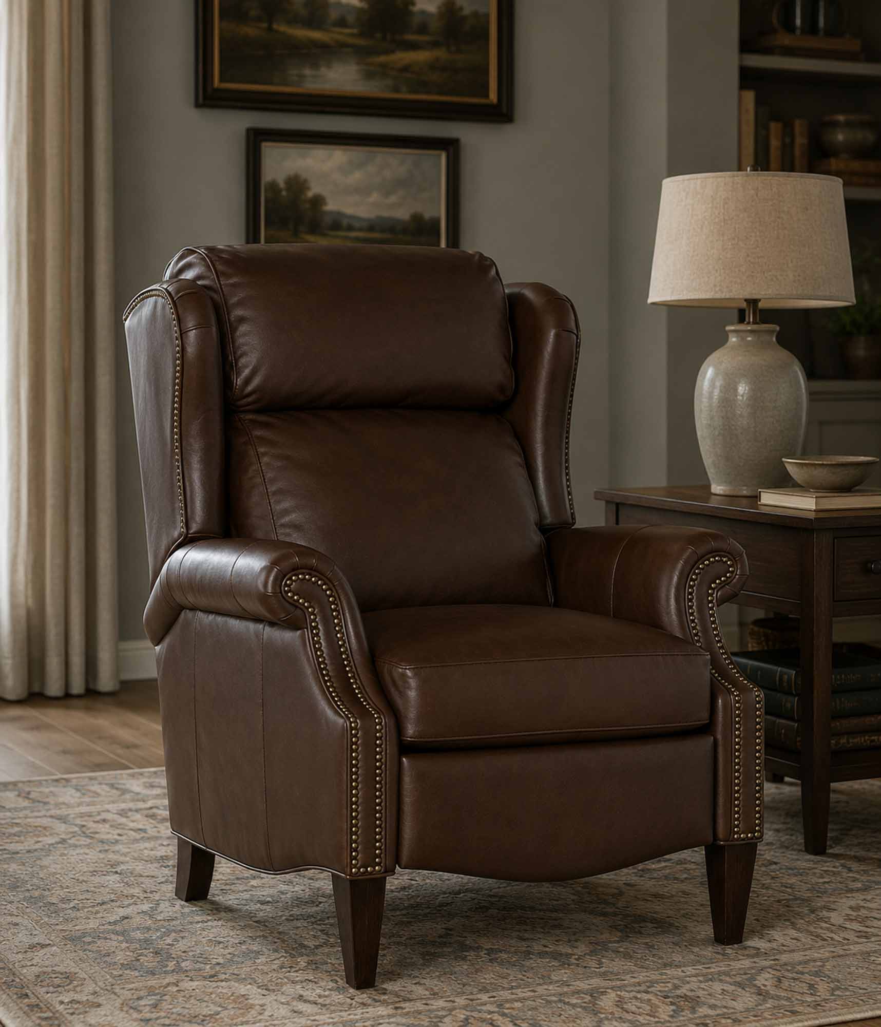 Miller Leather Recliner - Image 6