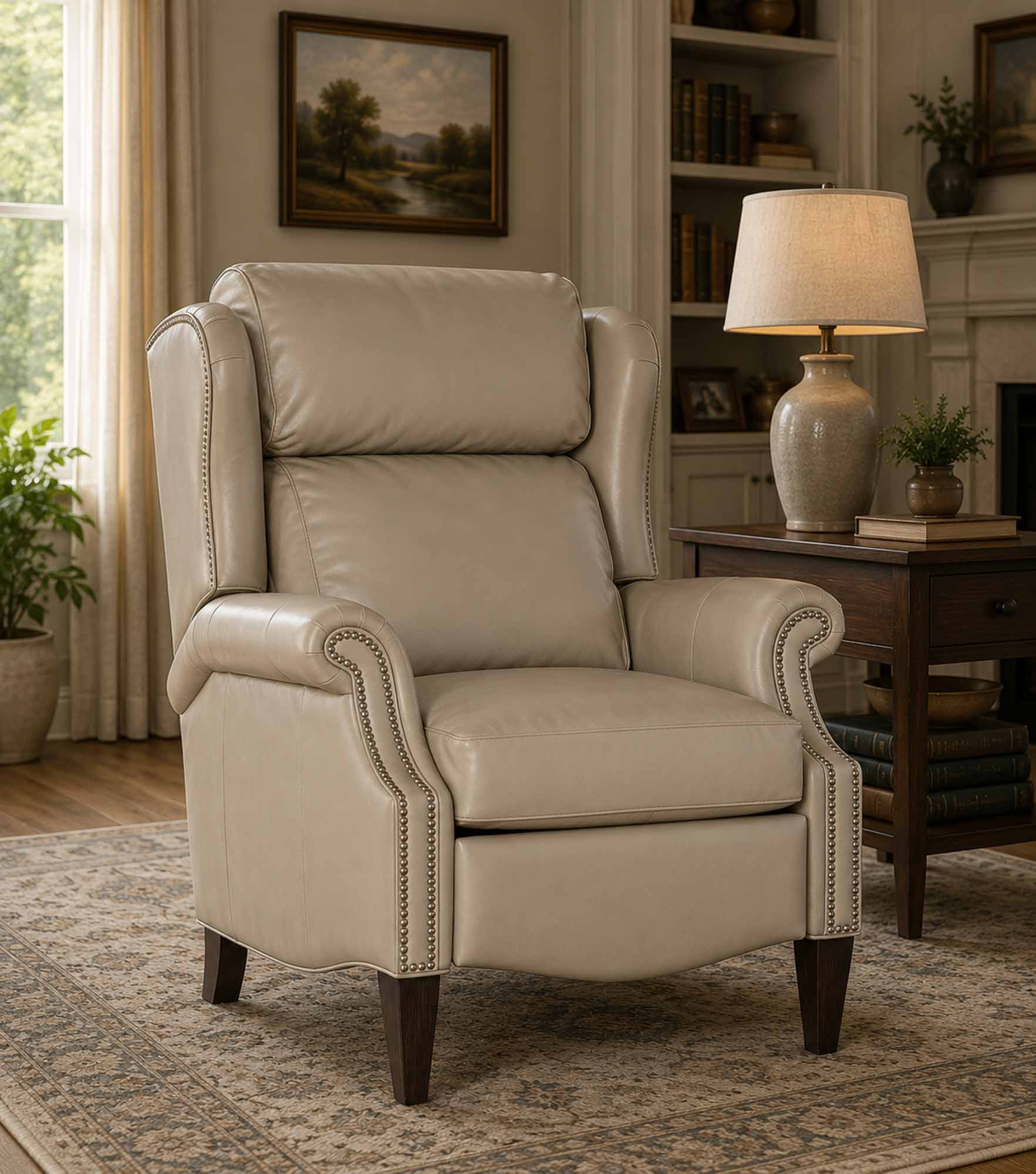 Miller Leather Recliner - Image 7