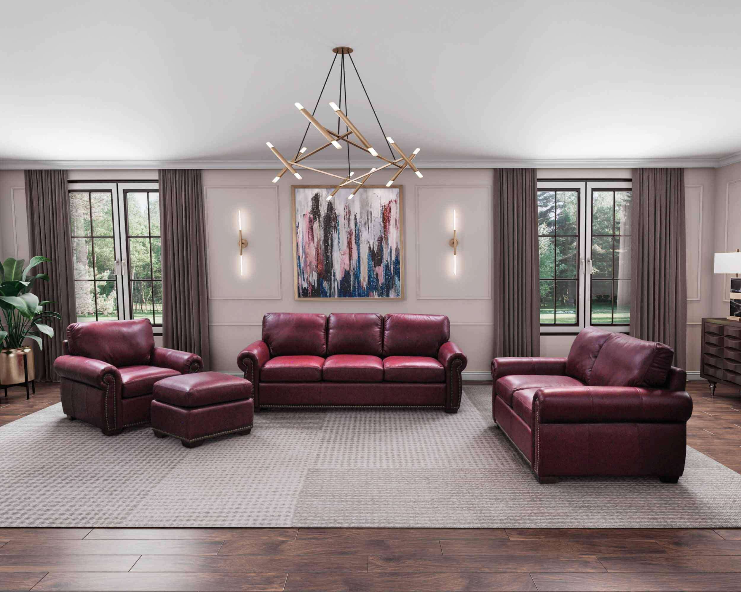 Milo 3 Leather Loveseat - Image 2