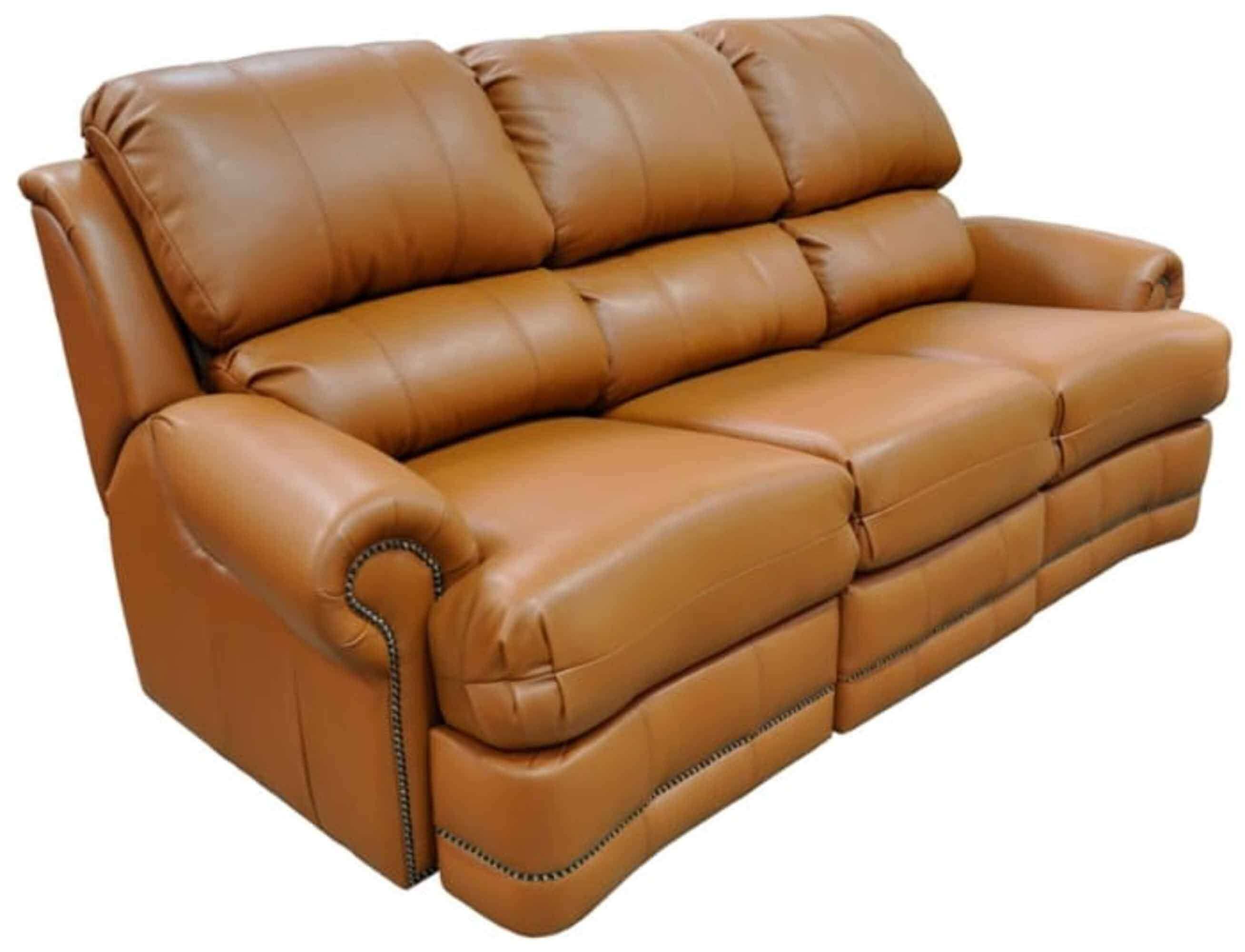 Morgan Leather Reclining Loveseat