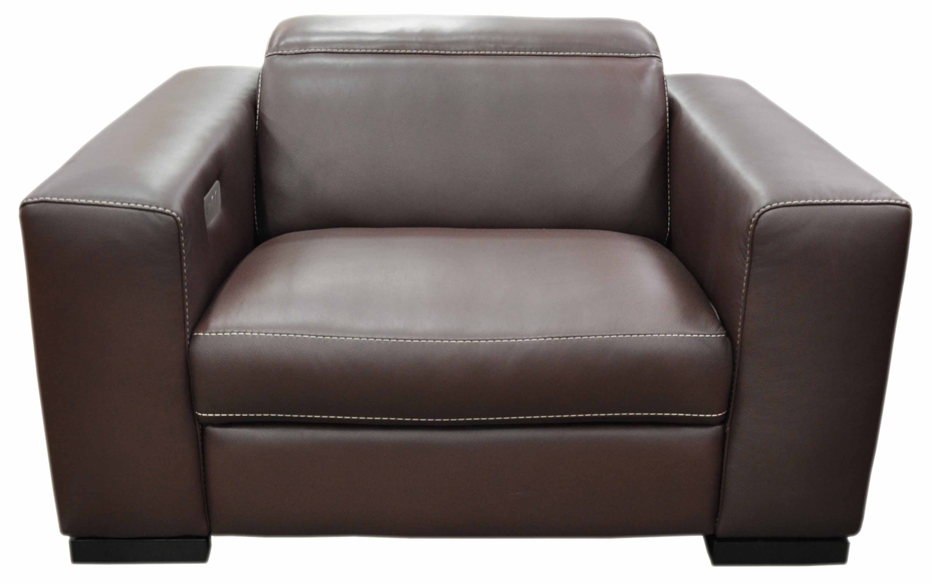 Murano Leather Power Recliner With Articulating Headrest