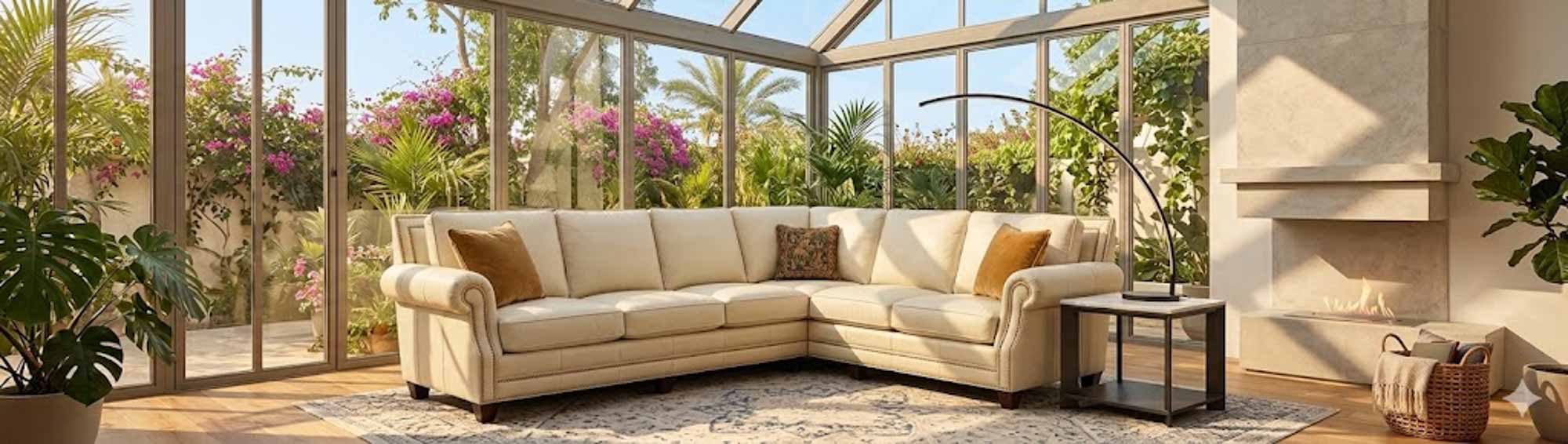 Hardy Leather Sectional - Image 5