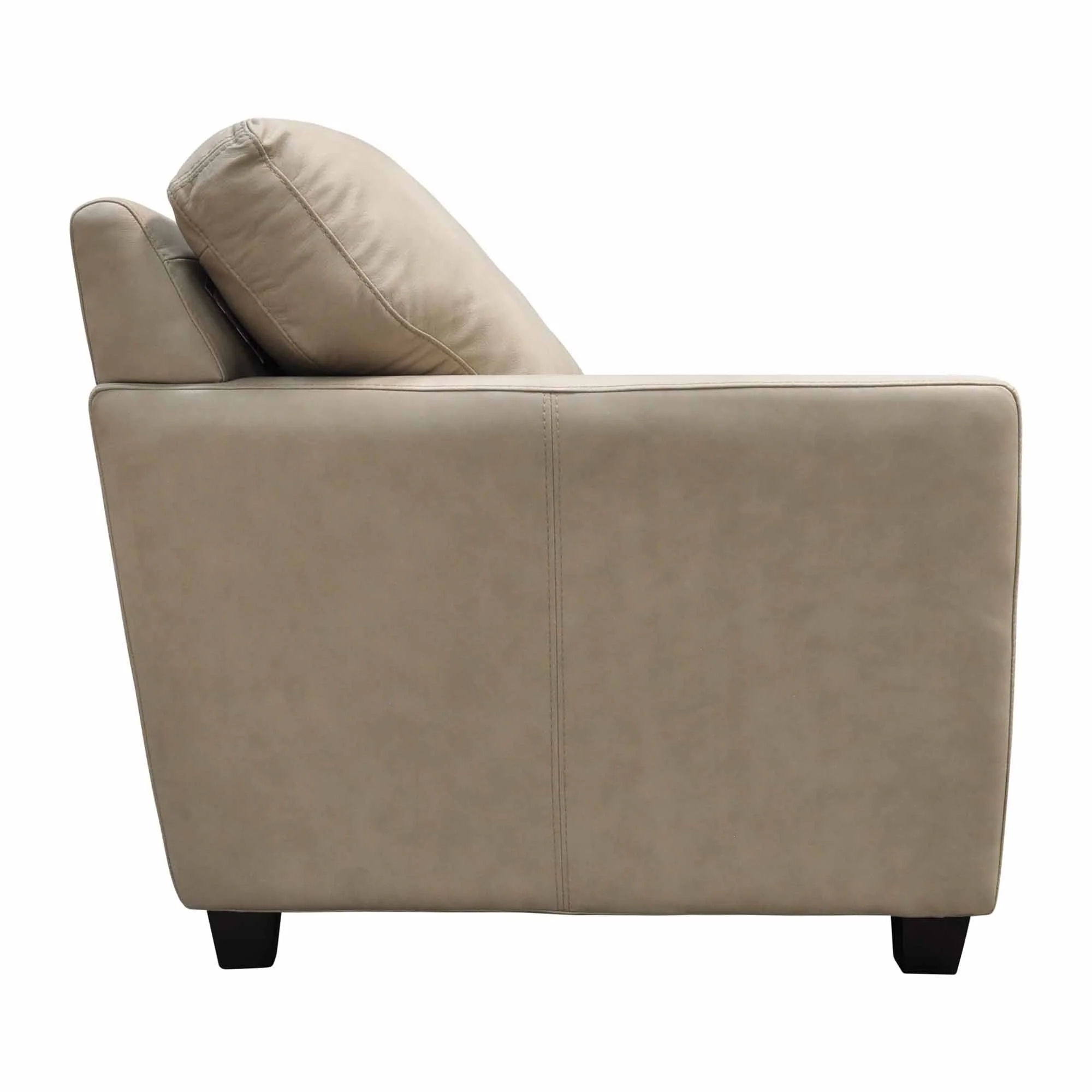 Myron Leather Loveseat - Image 2