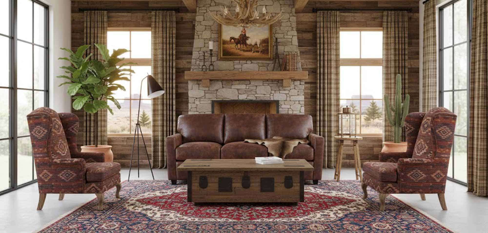 Myron Leather Loveseat - Image 4