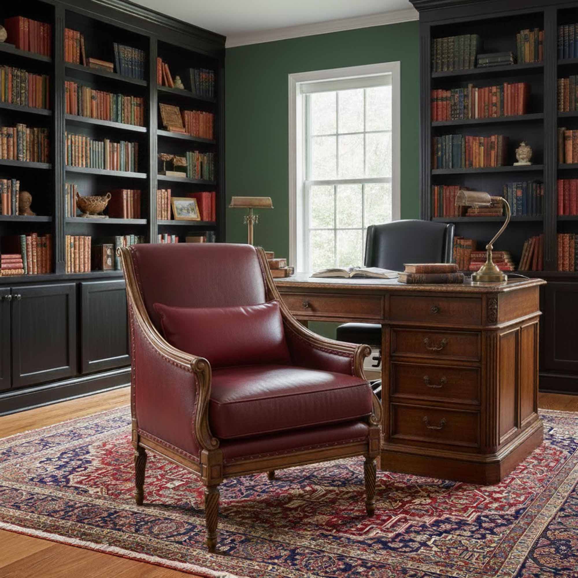 New Orleans Leather Chair - Image 2