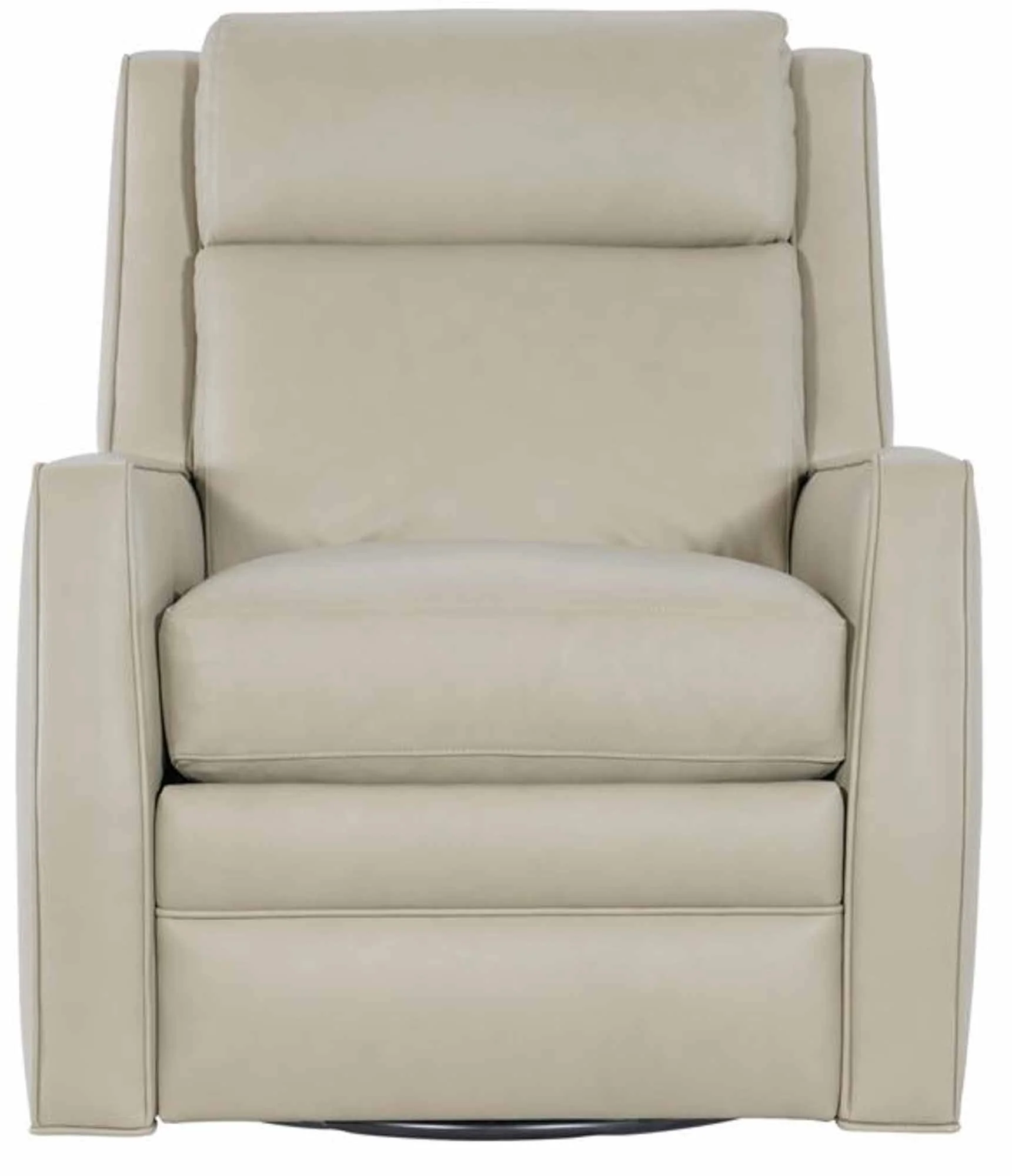 Newton Leather Swivel Glider Recliner - Image 2