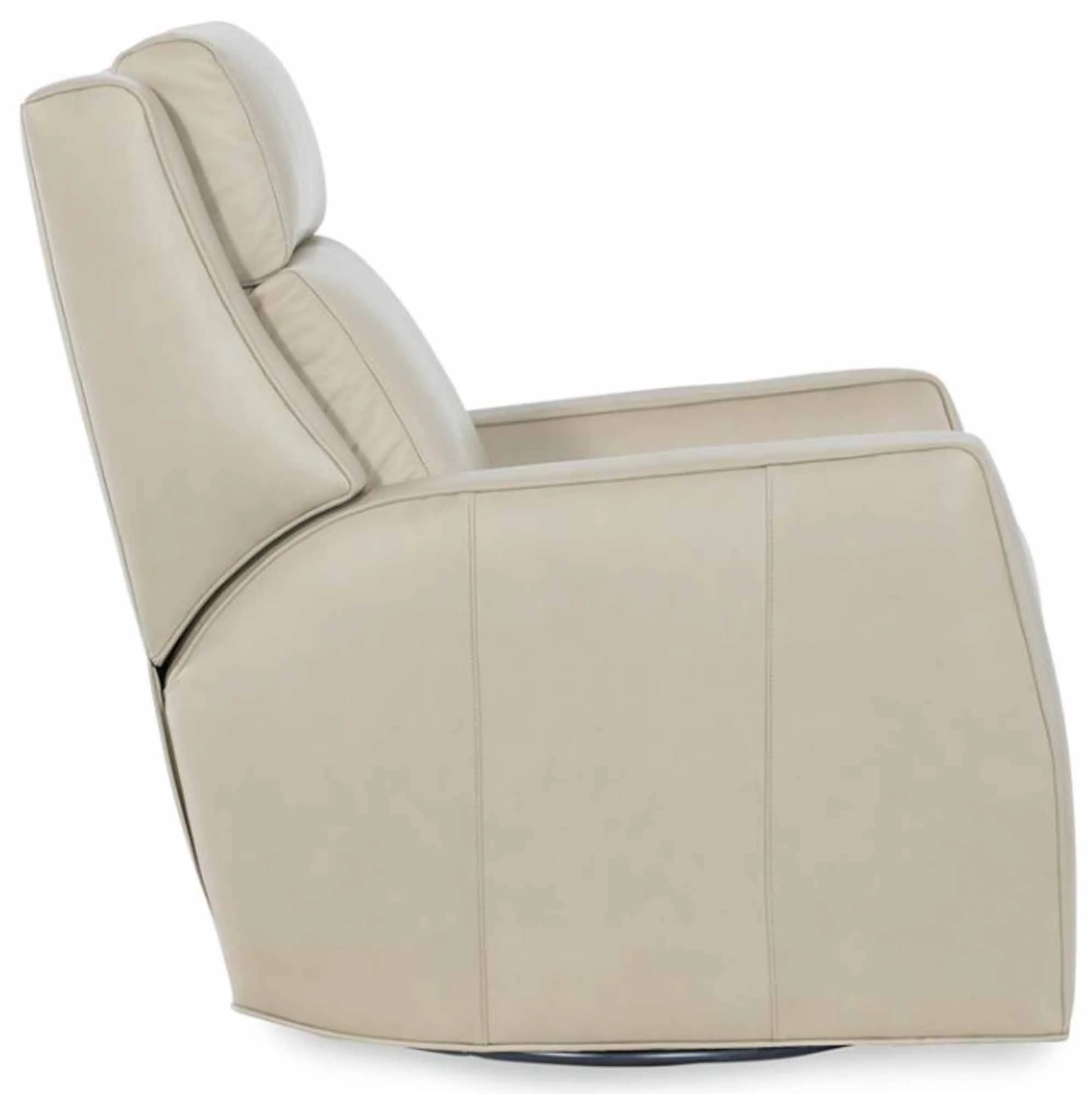 Newton Leather Swivel Glider Recliner - Image 3