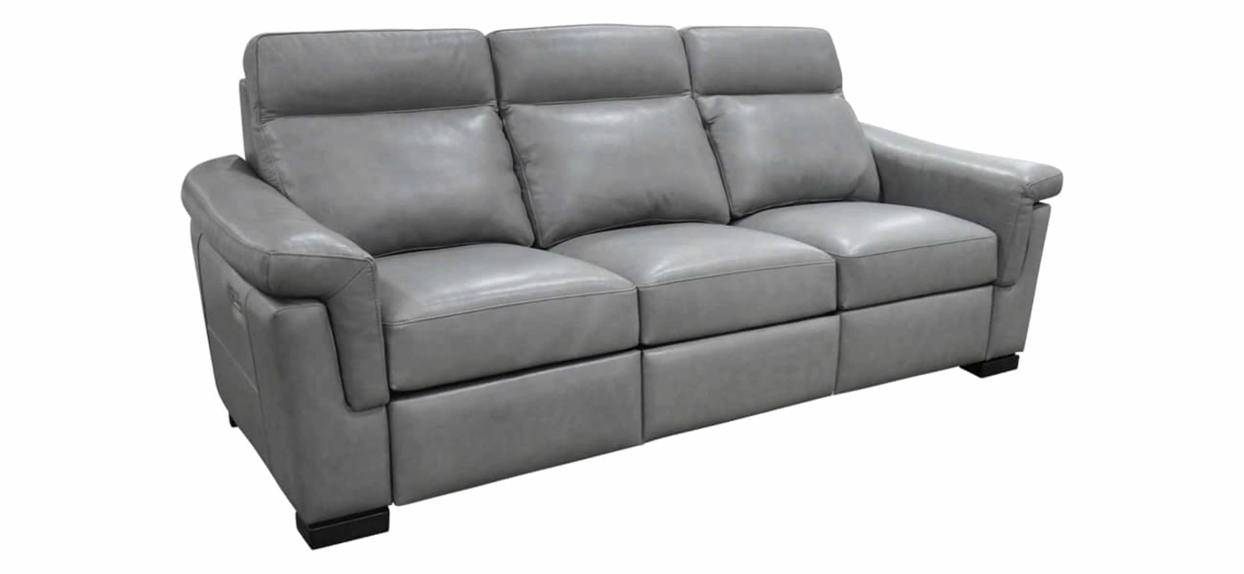 Nolan Leather Power Reclining Sofa With Articulating Headrest