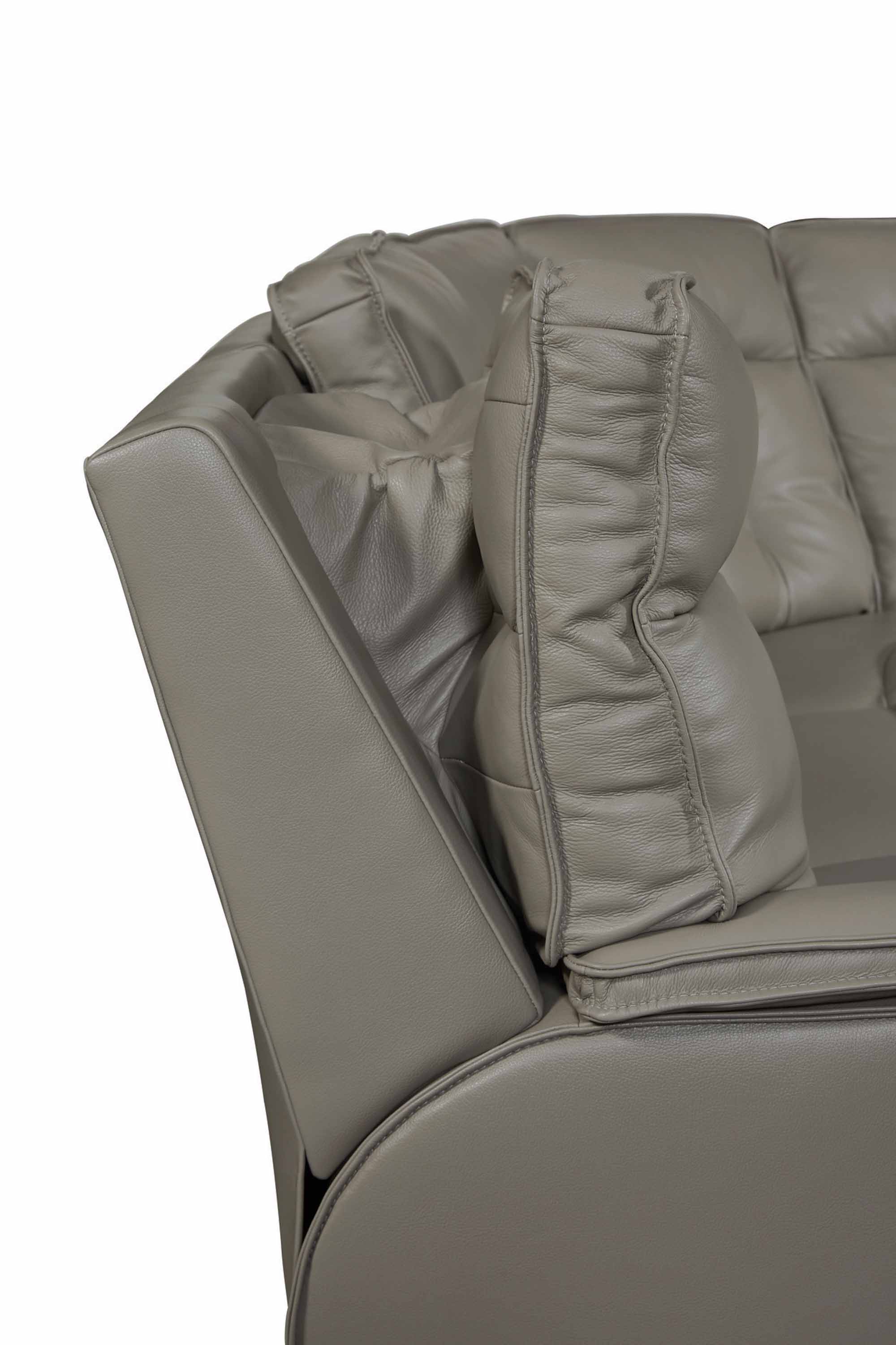 Oakley Leather Power Reclining Loveseat With Articulating Headrest - Image 5