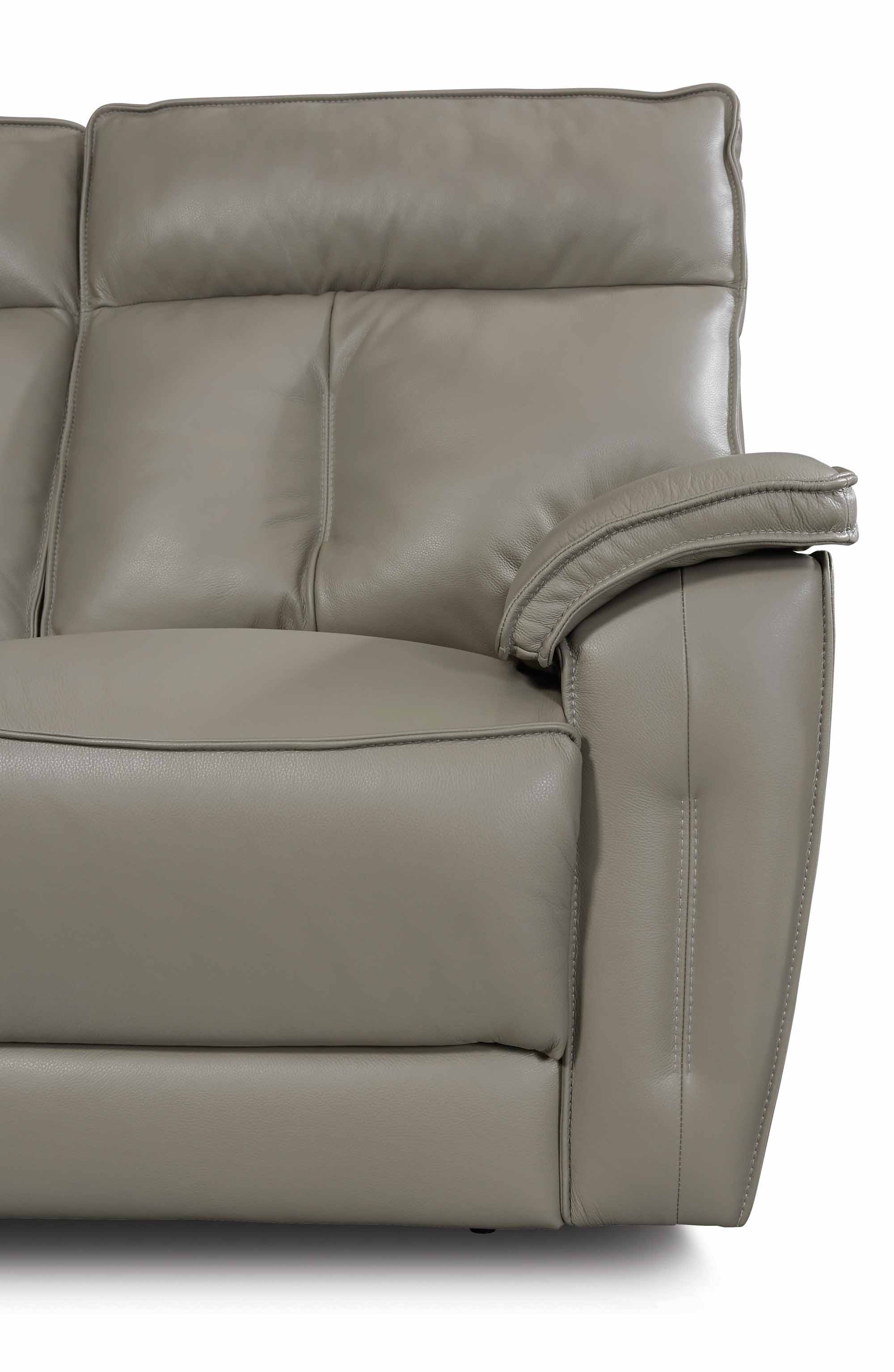 Oakley Leather Power Reclining Sofa With Articulating Headrest - Image 2