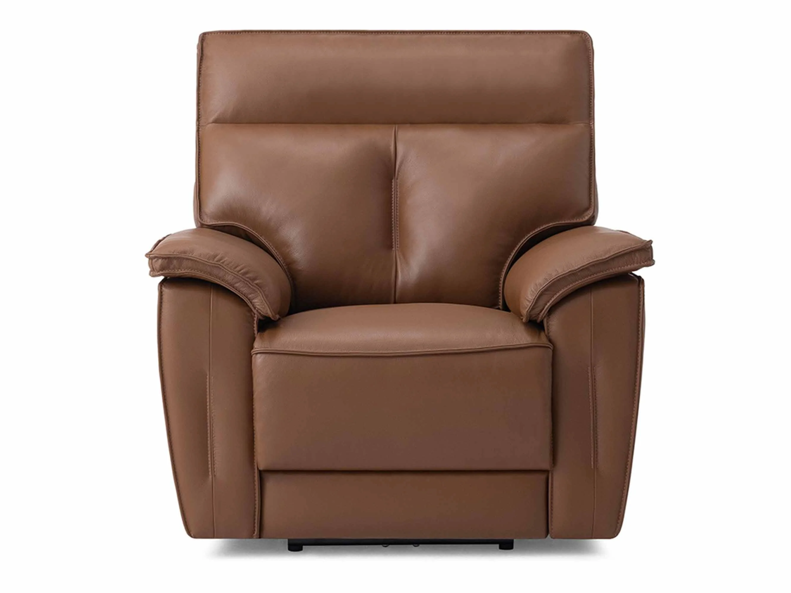 Oakley Leather Wallhugger Power Recliner With Articulating Headrest - Image 2