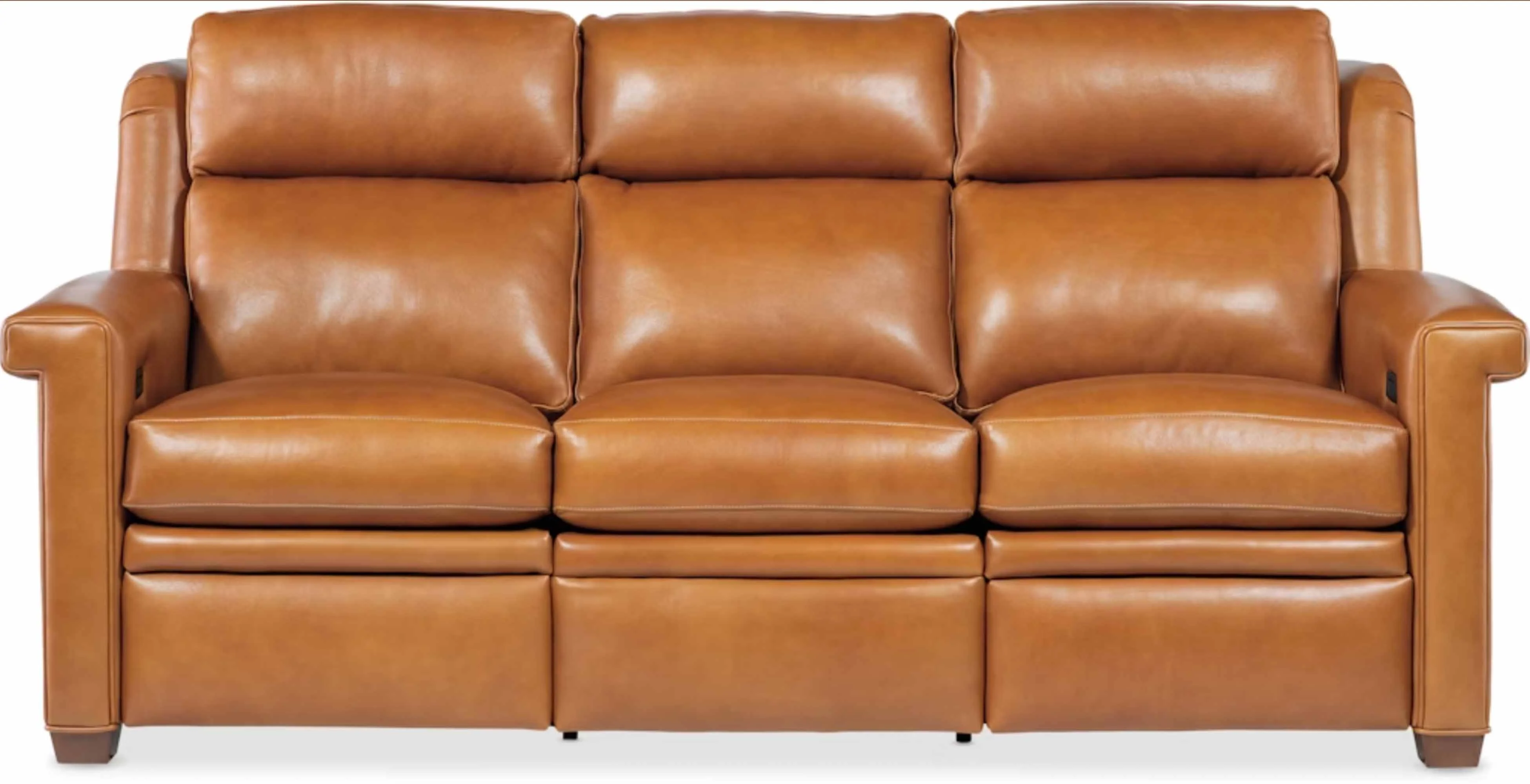 Oatis Leather Power Reclining Sofa With Articulating Headrest - Image 2