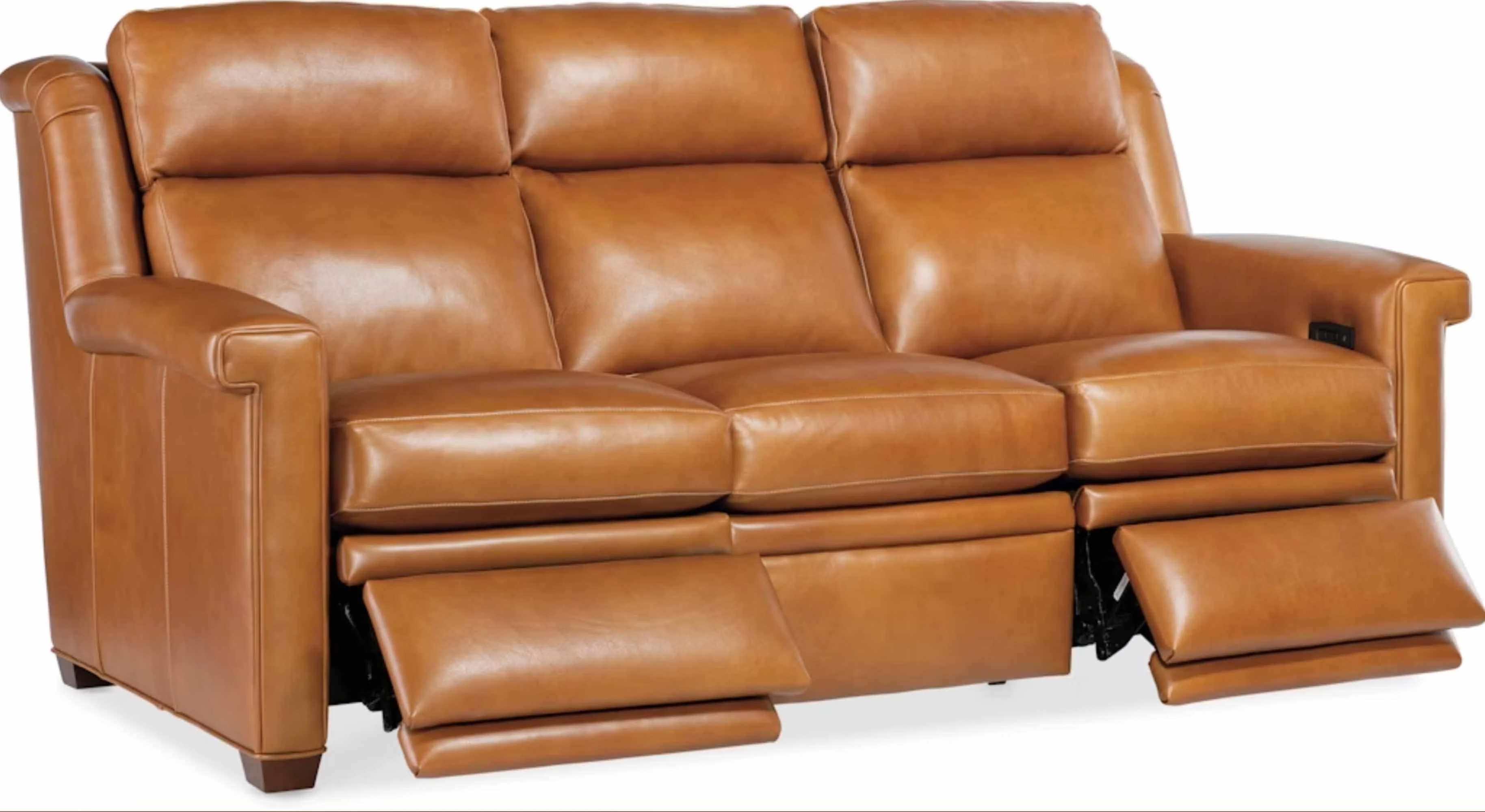 Oatis Leather Power Reclining Sofa With Articulating Headrest - Image 5