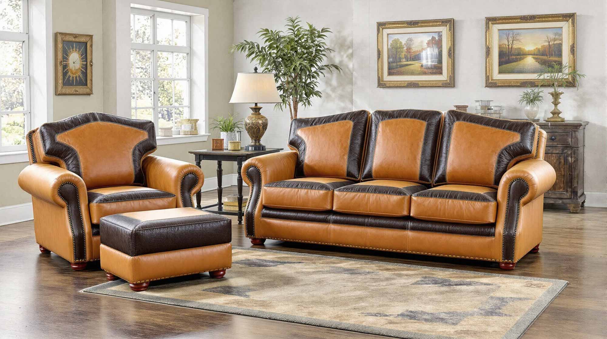 Oklahoma Leather Loveseat - Image 2