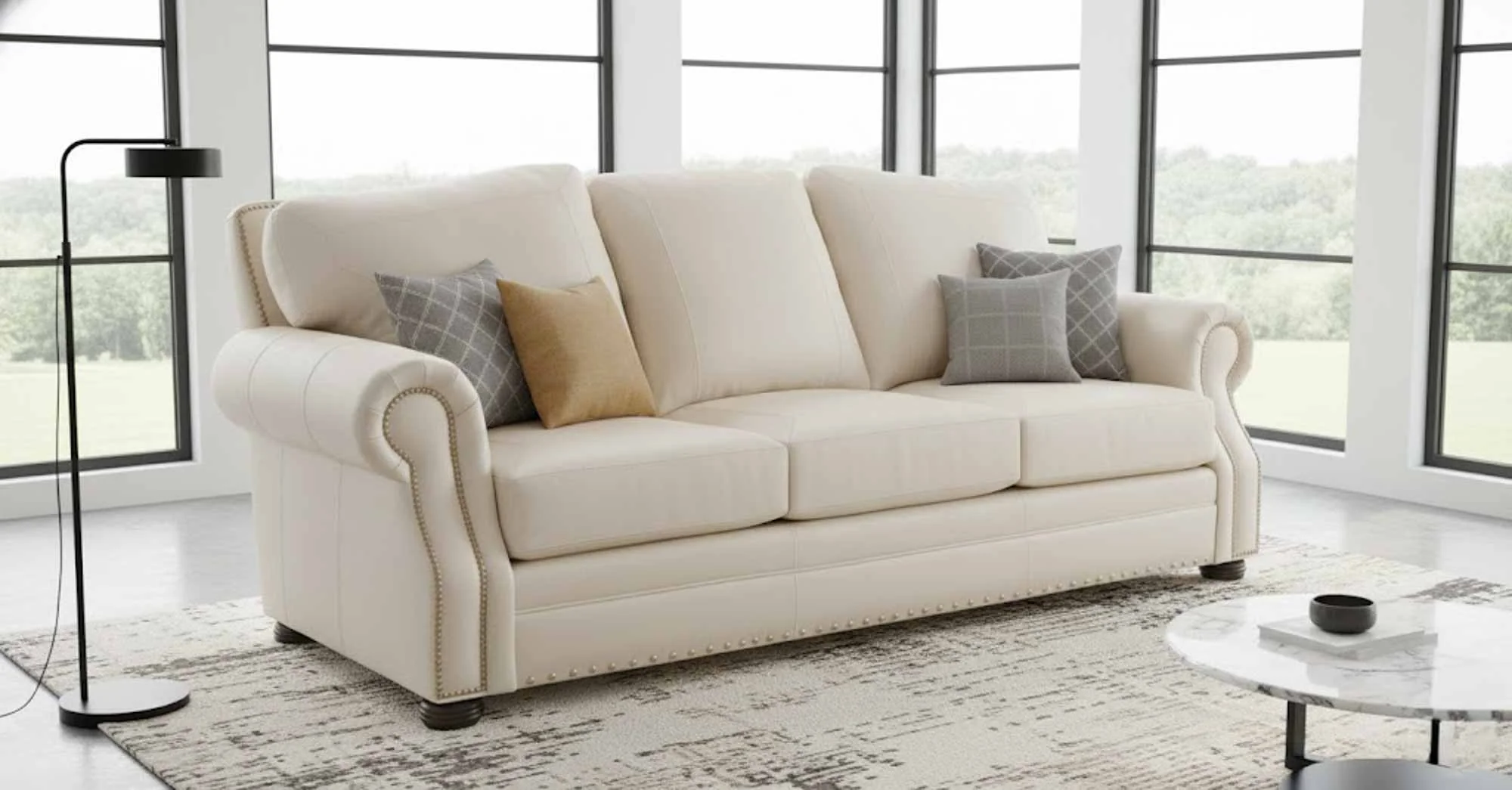 Oklahoma Leather Queen Size Sofa Sleeper - Image 6
