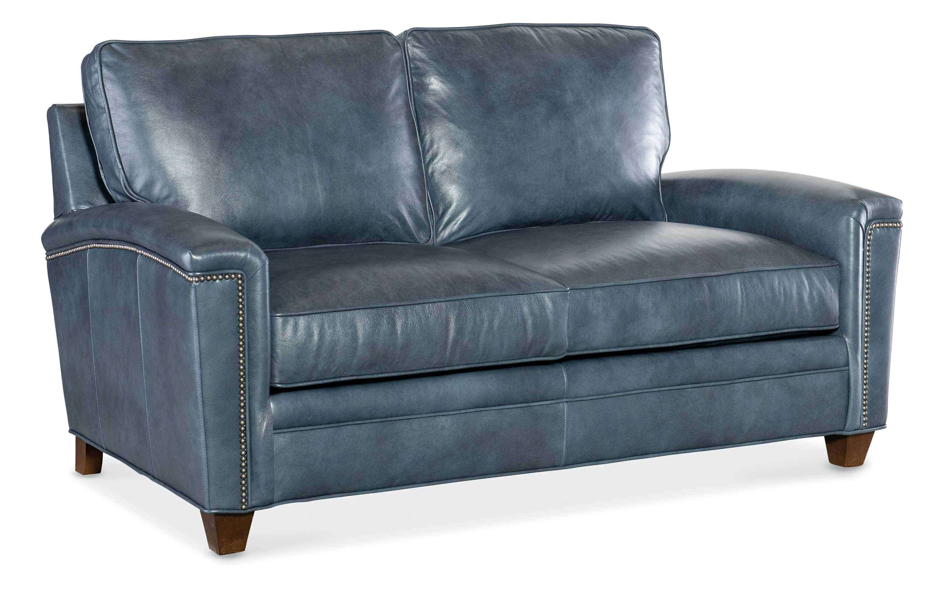 Ollie Leather Loveseat