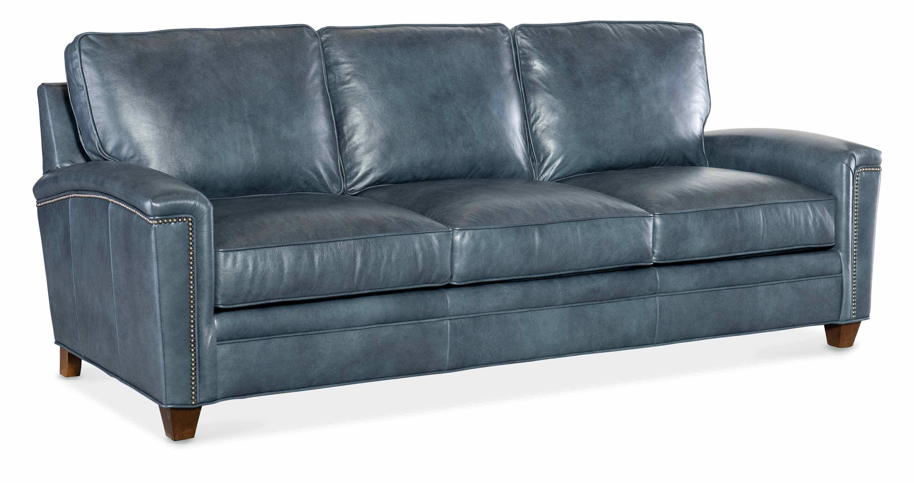 Ollie Leather Sofa