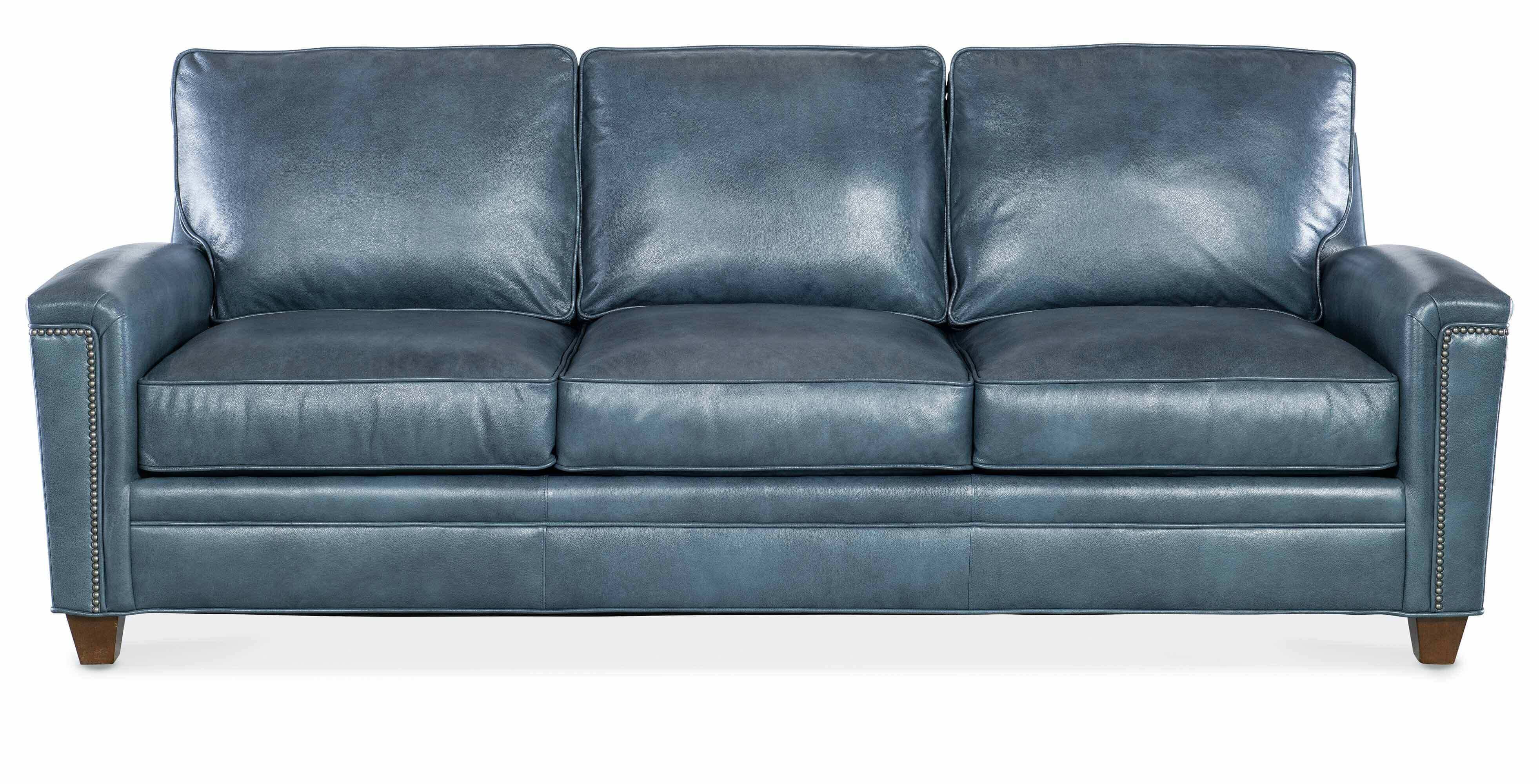 Ollie Leather Sofa - Image 2
