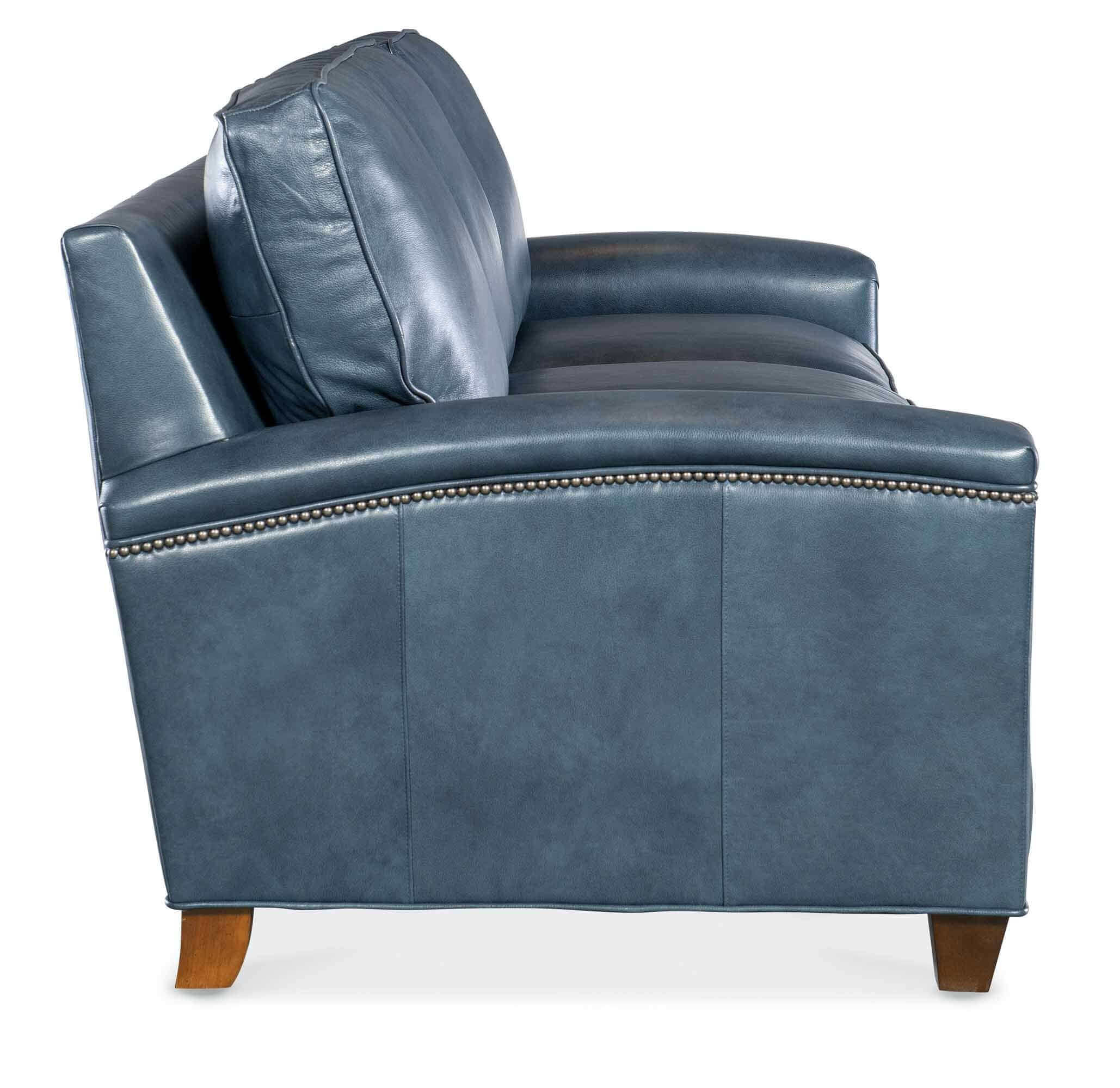 Ollie Leather Sofa - Image 3