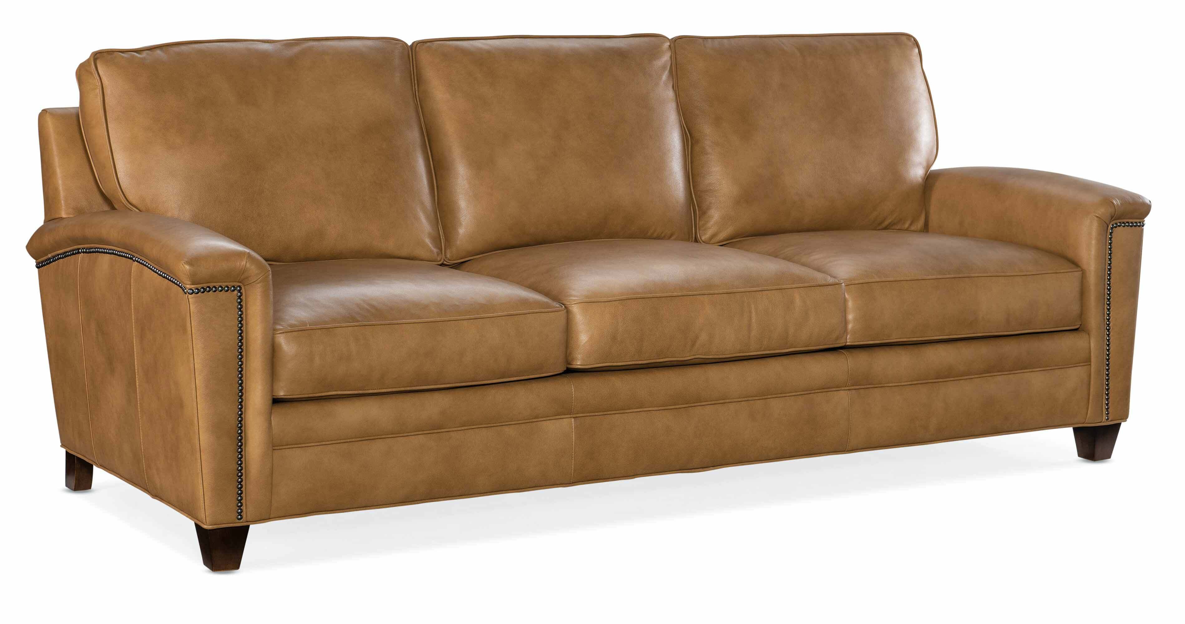 Ollie Leather Sofa - Image 5