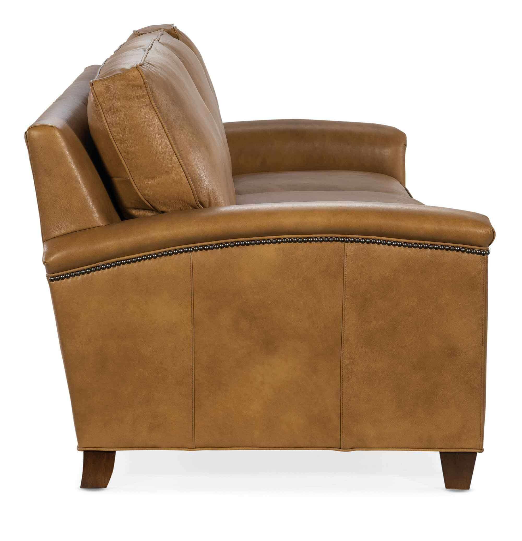 Ollie Leather Sofa - Image 7