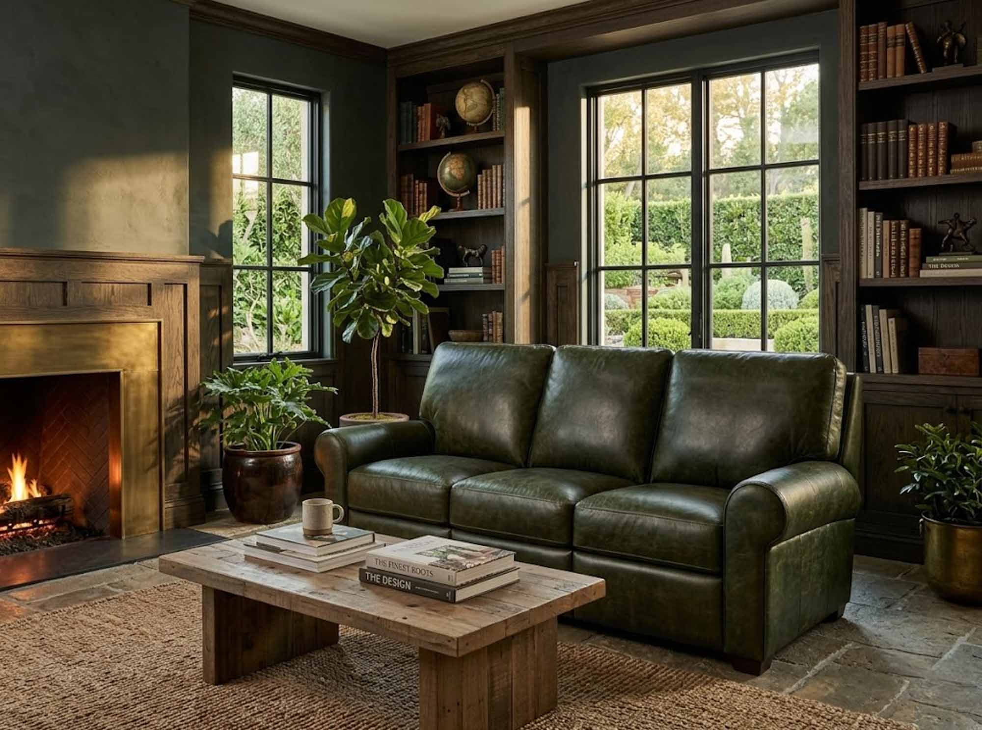 Paramount Leather Reclining Loveseat - Image 3