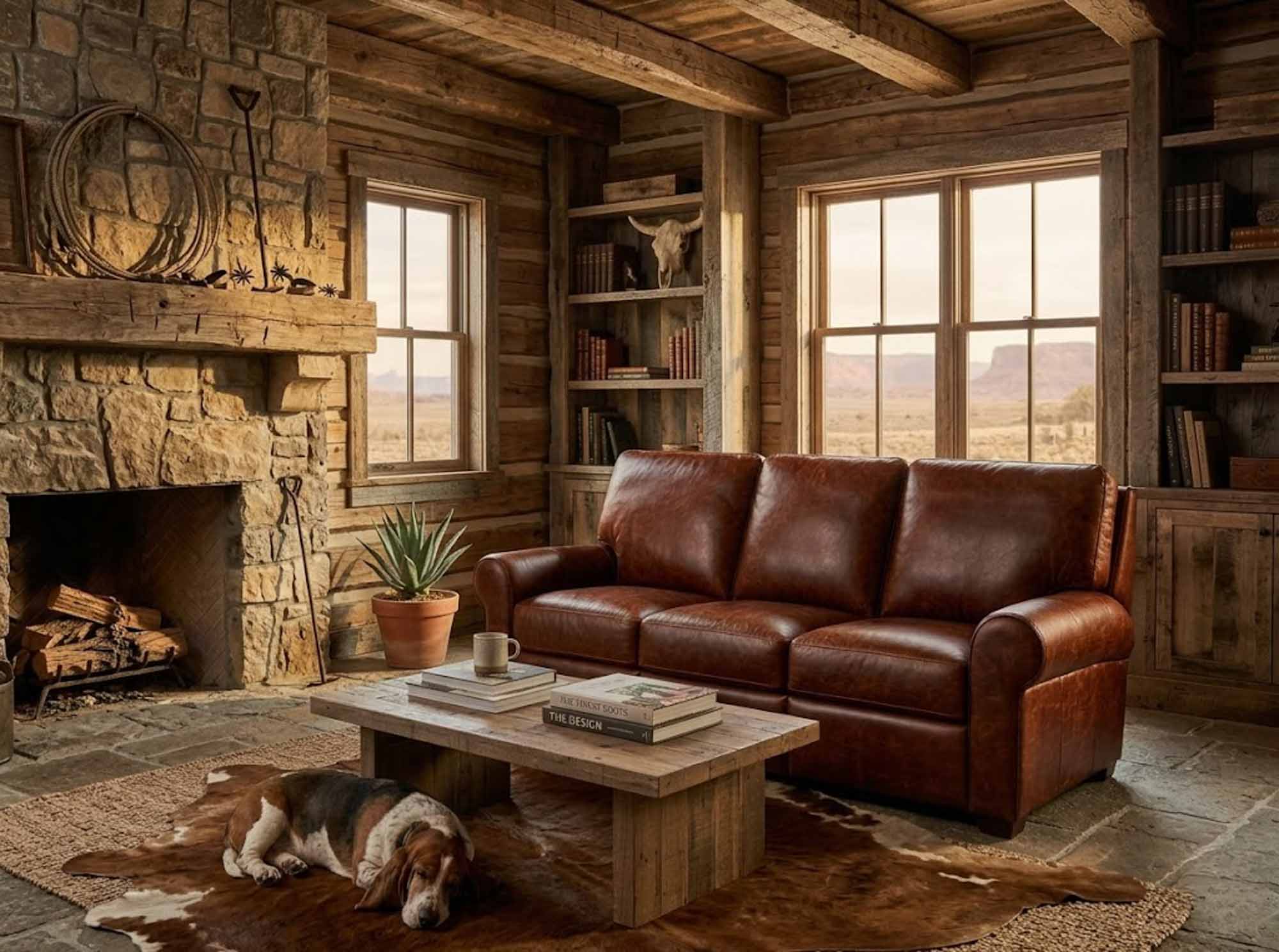 Paramount Leather Reclining Loveseat - Image 4