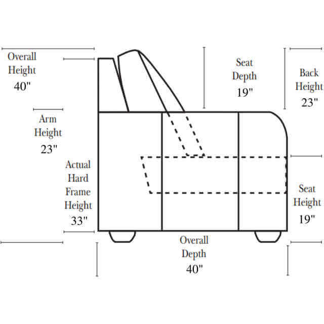 Paramount Leather Reclining Loveseat - Image 5