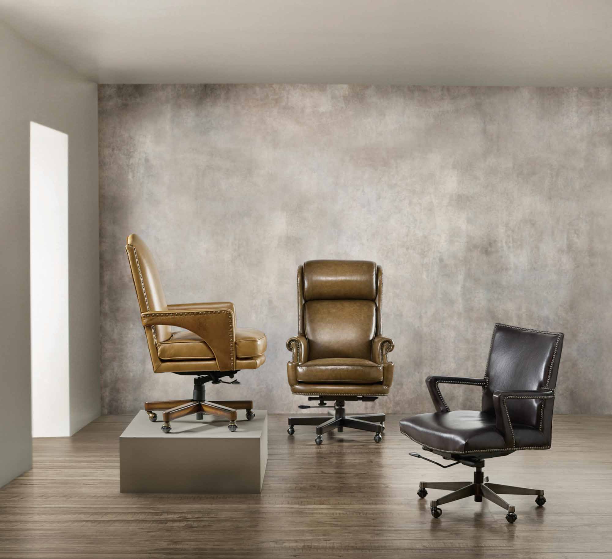 Paris Leather Swivel Tilt Executive Chair - Image 7