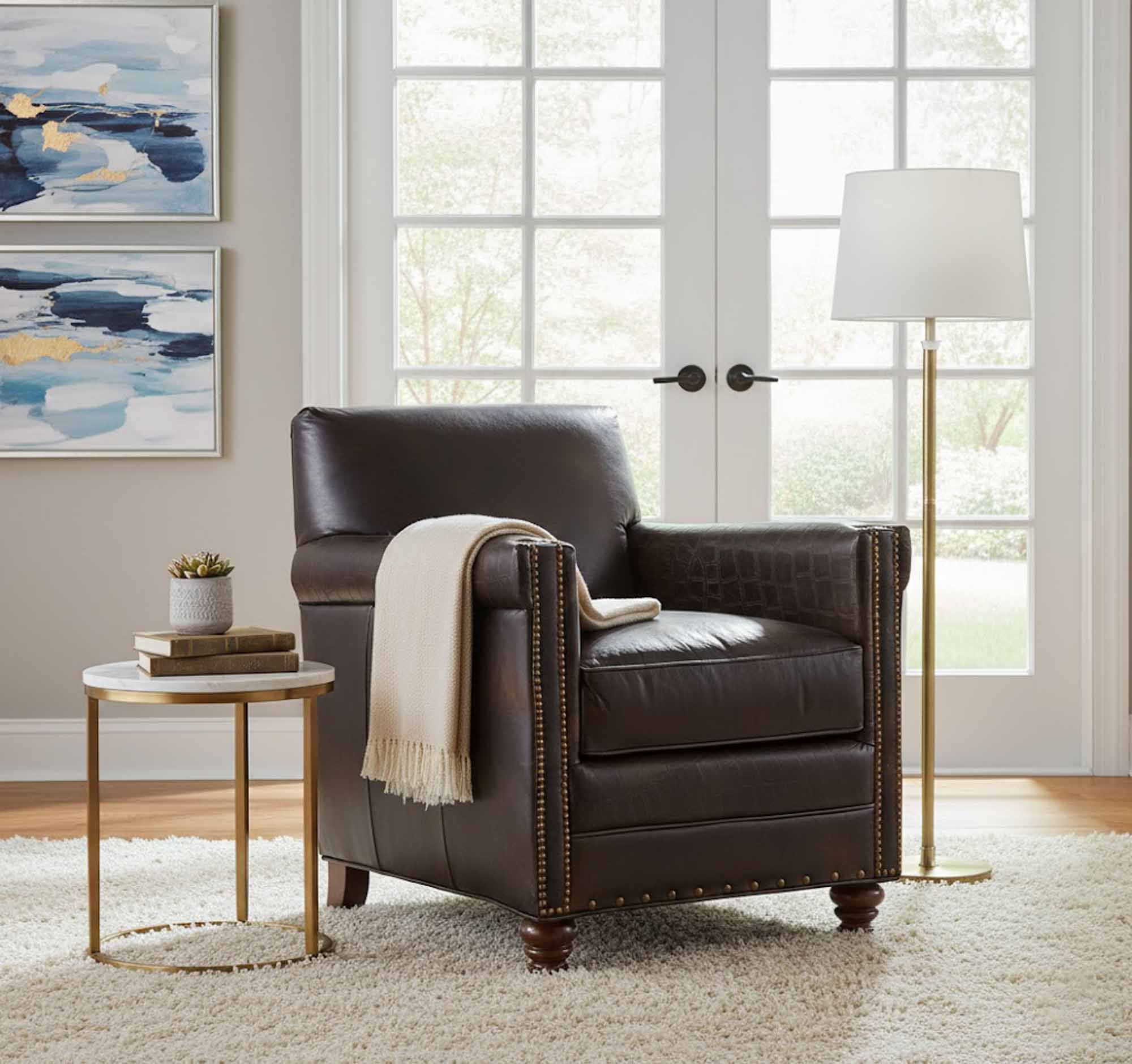 Park Leather Chair - Image 5