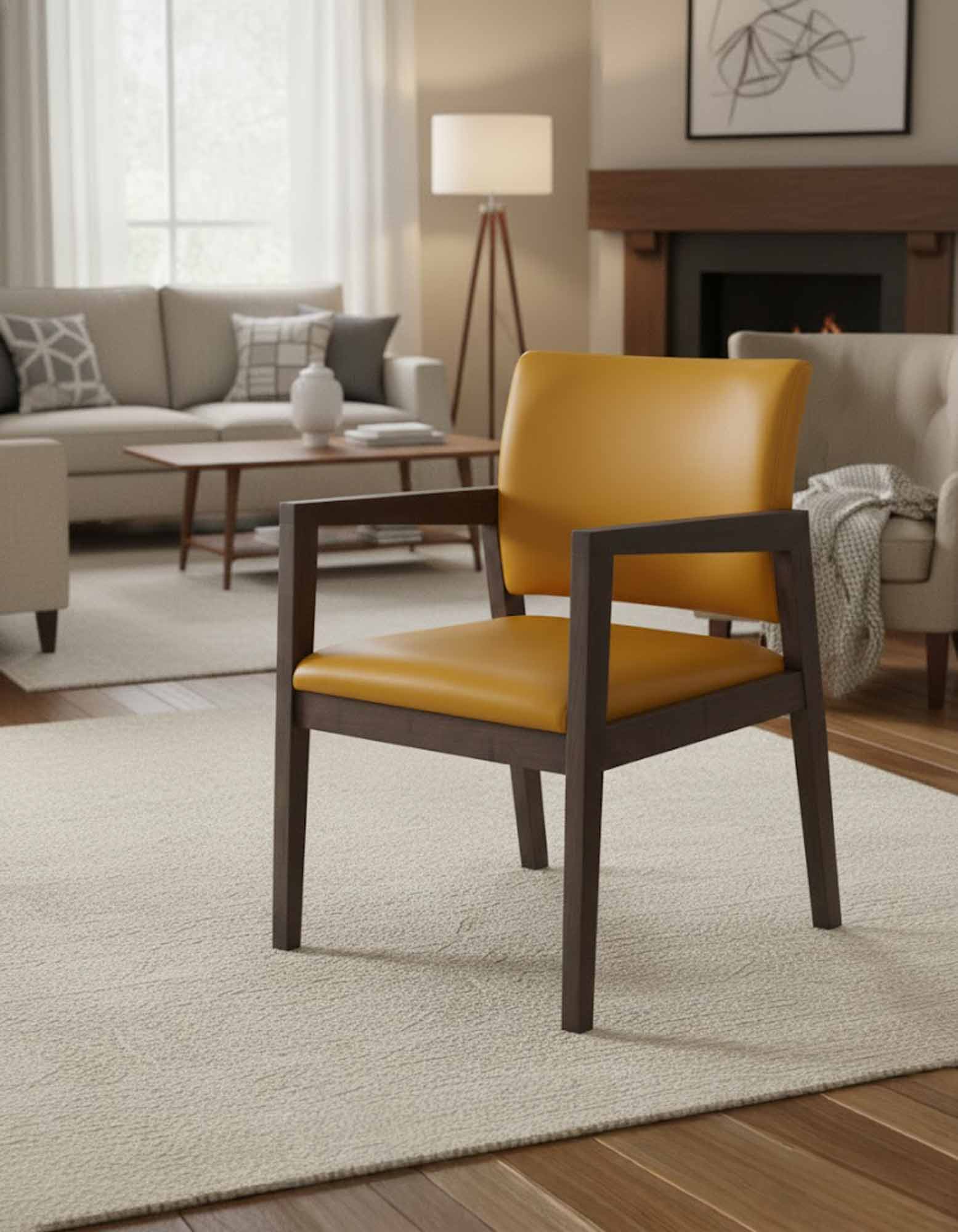 Passos Leather Chair - Image 7