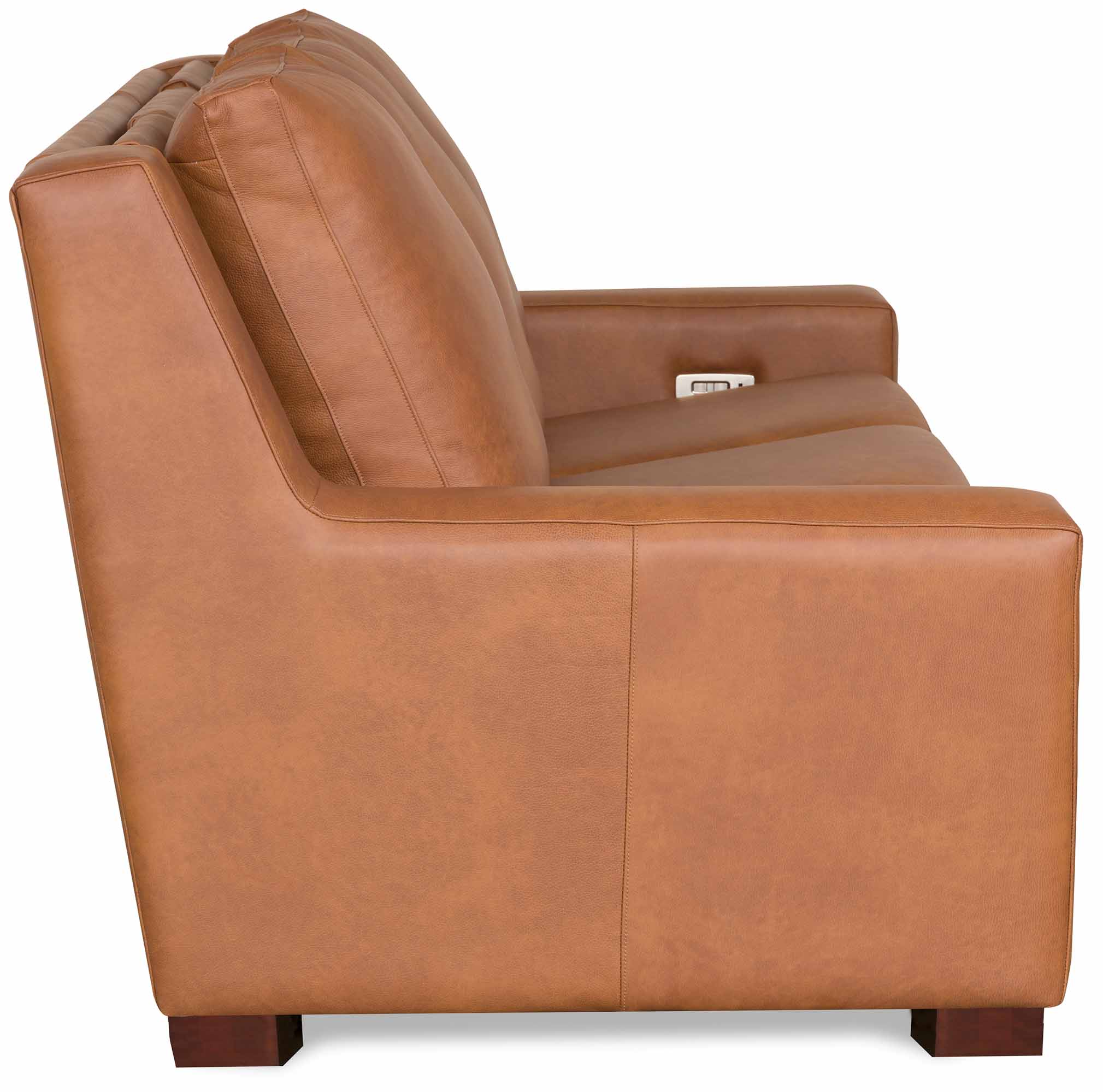 Penelope Leather Power Reclining Sofa With Articulating Headrest - Image 3