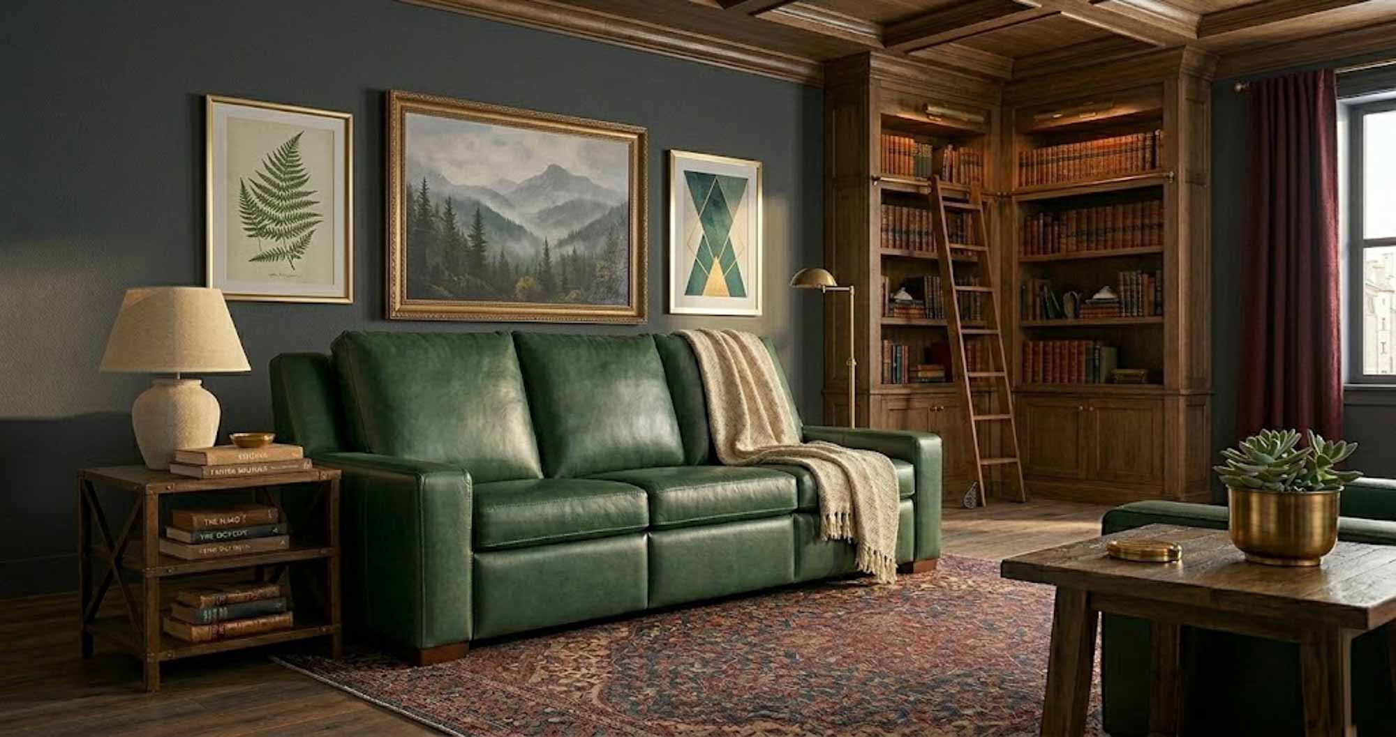 Penelope Leather Power Reclining Sofa With Articulating Headrest - Image 9