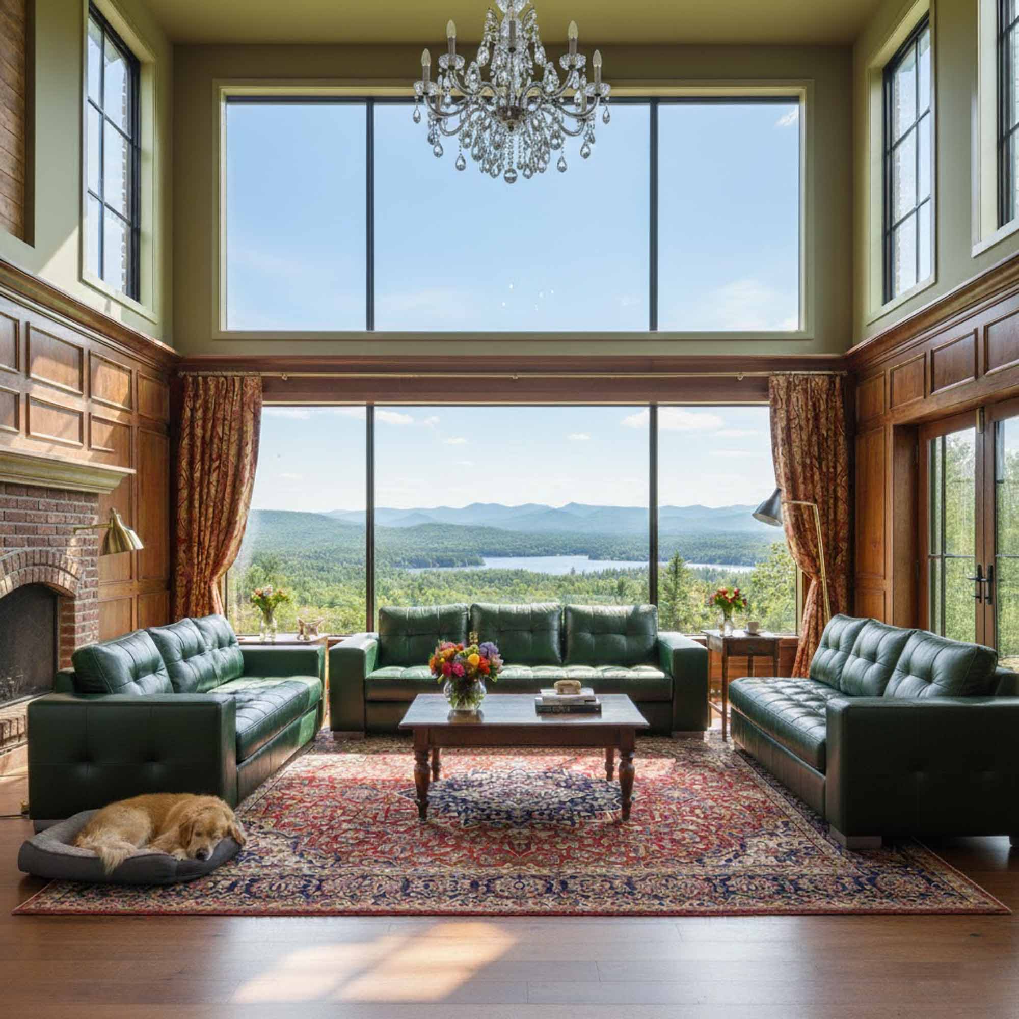 Peninsula Leather Loveseat - Image 3