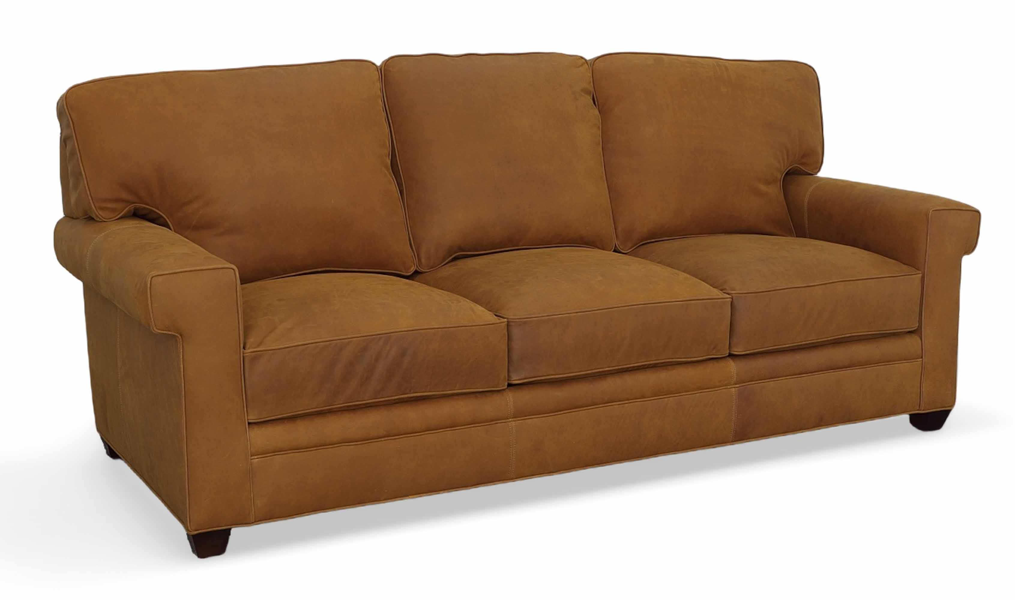 Penny Leather Loveseat