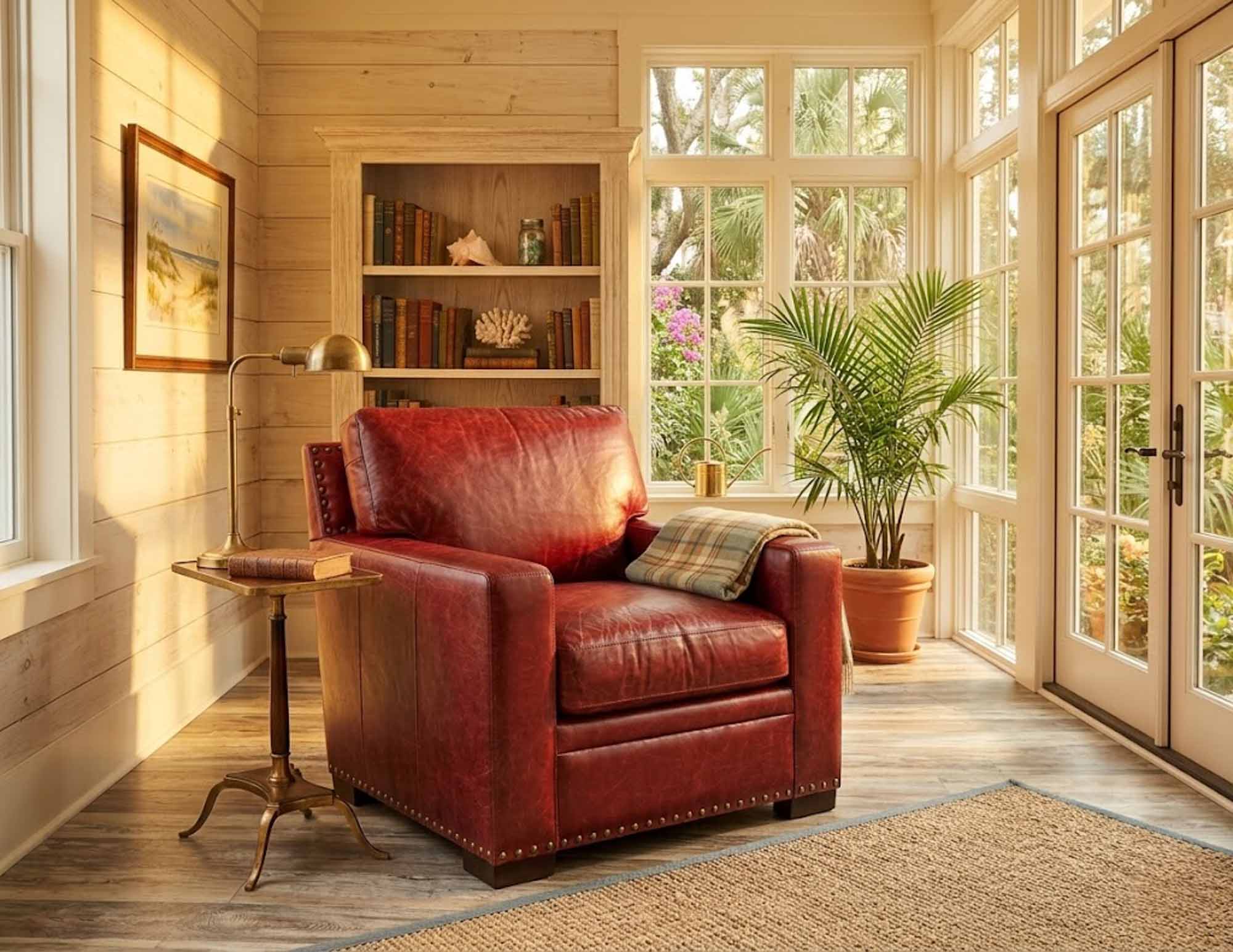Peoria Leather Chair - Image 5