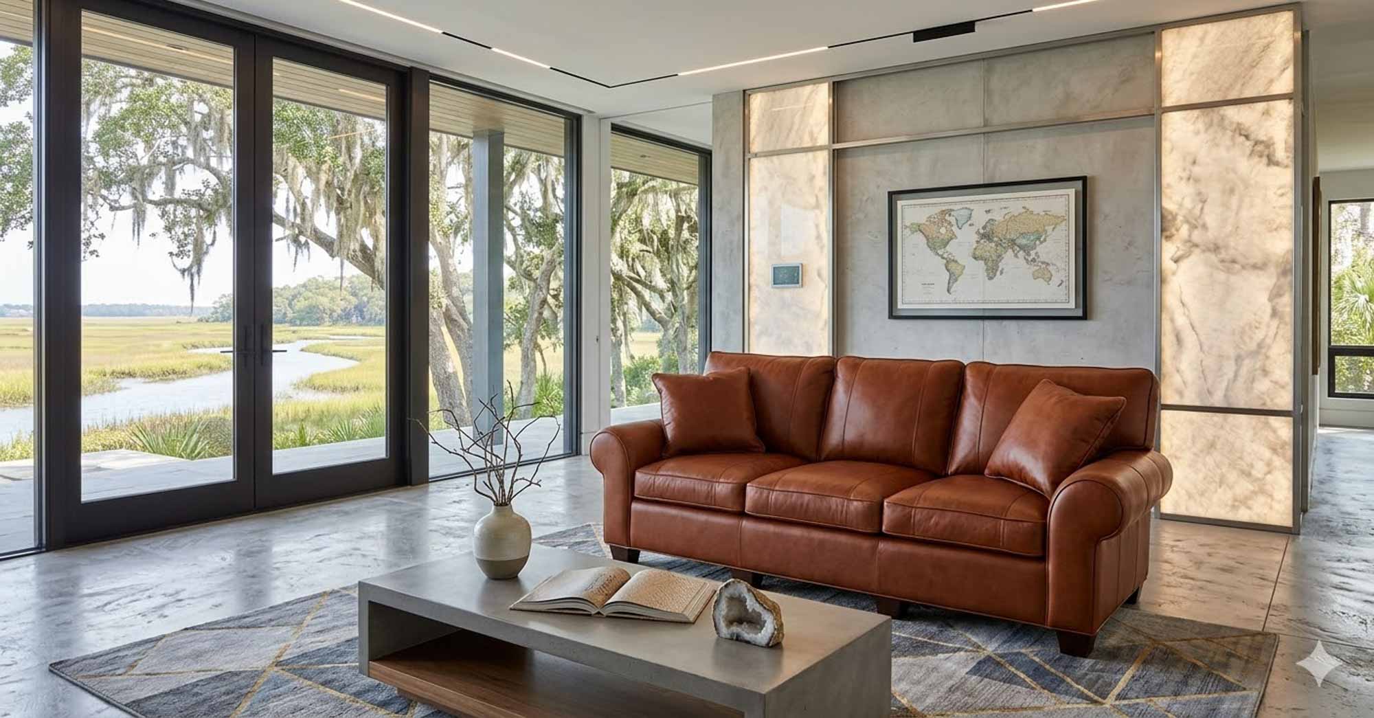 Pioneer Leather Sofa - Image 4