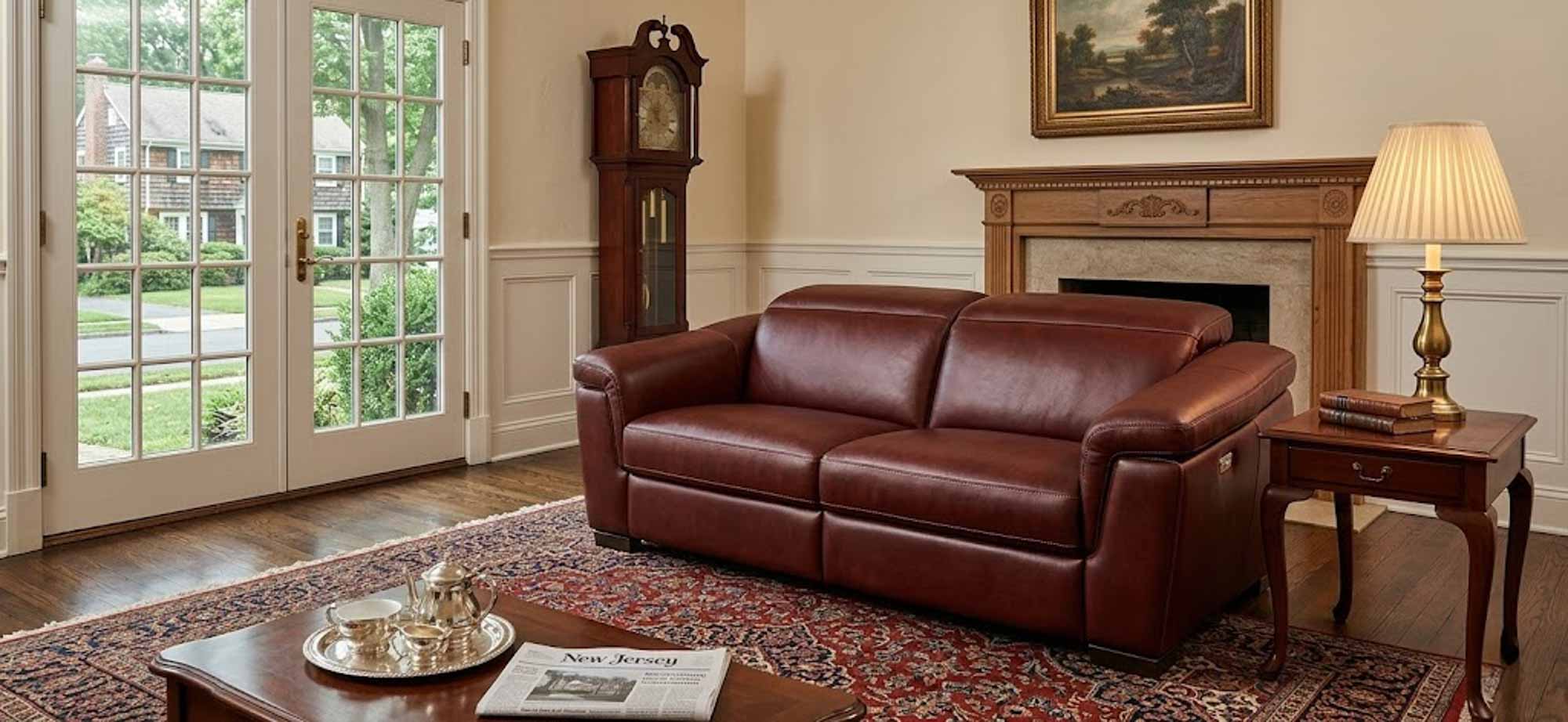 Ponza Leather Power Reclining Loveseat With Articulating Headrest - Image 3