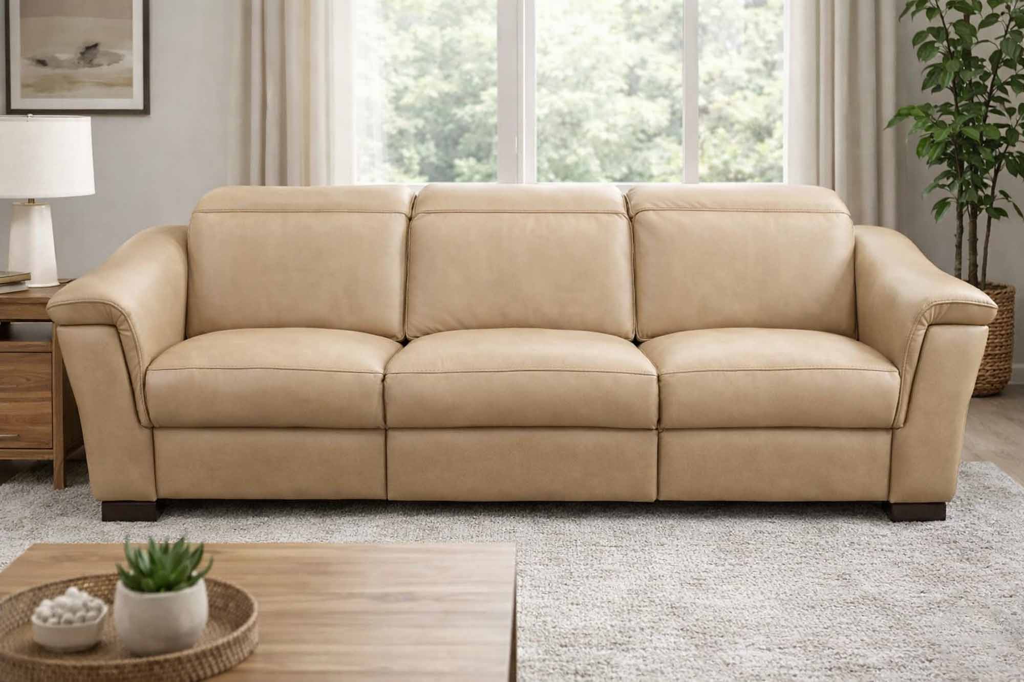 Ponza Leather Power Reclining Loveseat With Articulating Headrest - Image 2