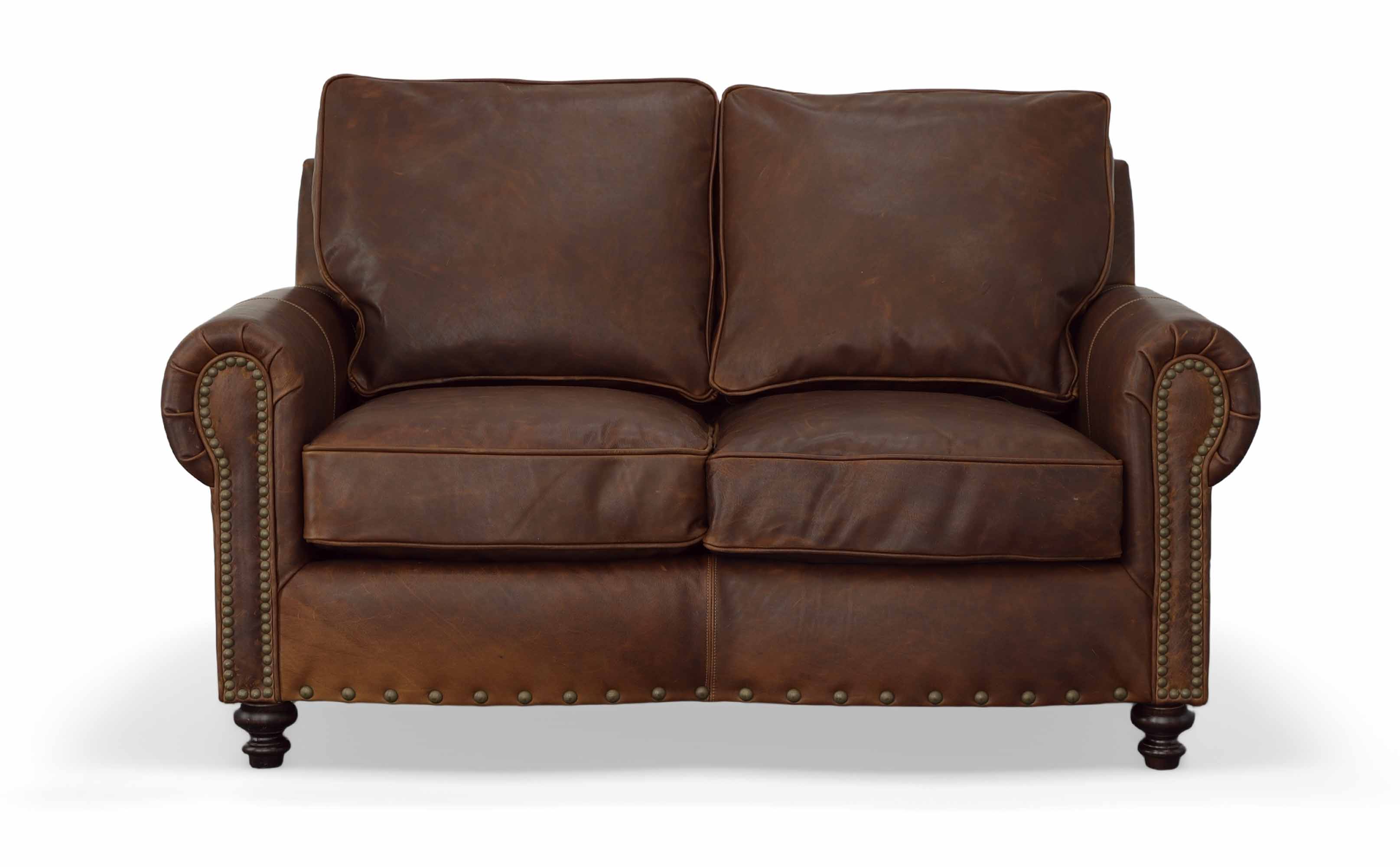 Port Leather Loveseat - Image 3