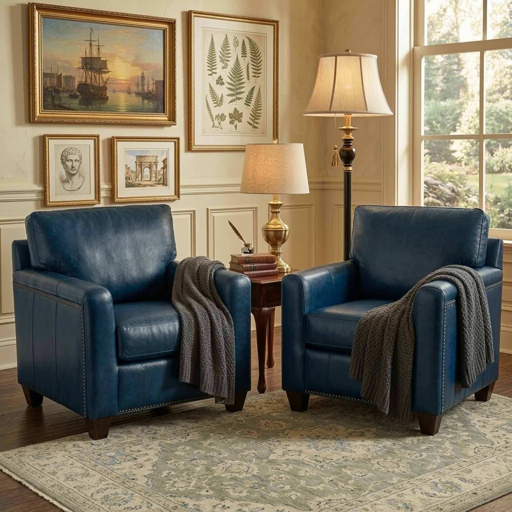 Priddy Leather Chair - Image 4