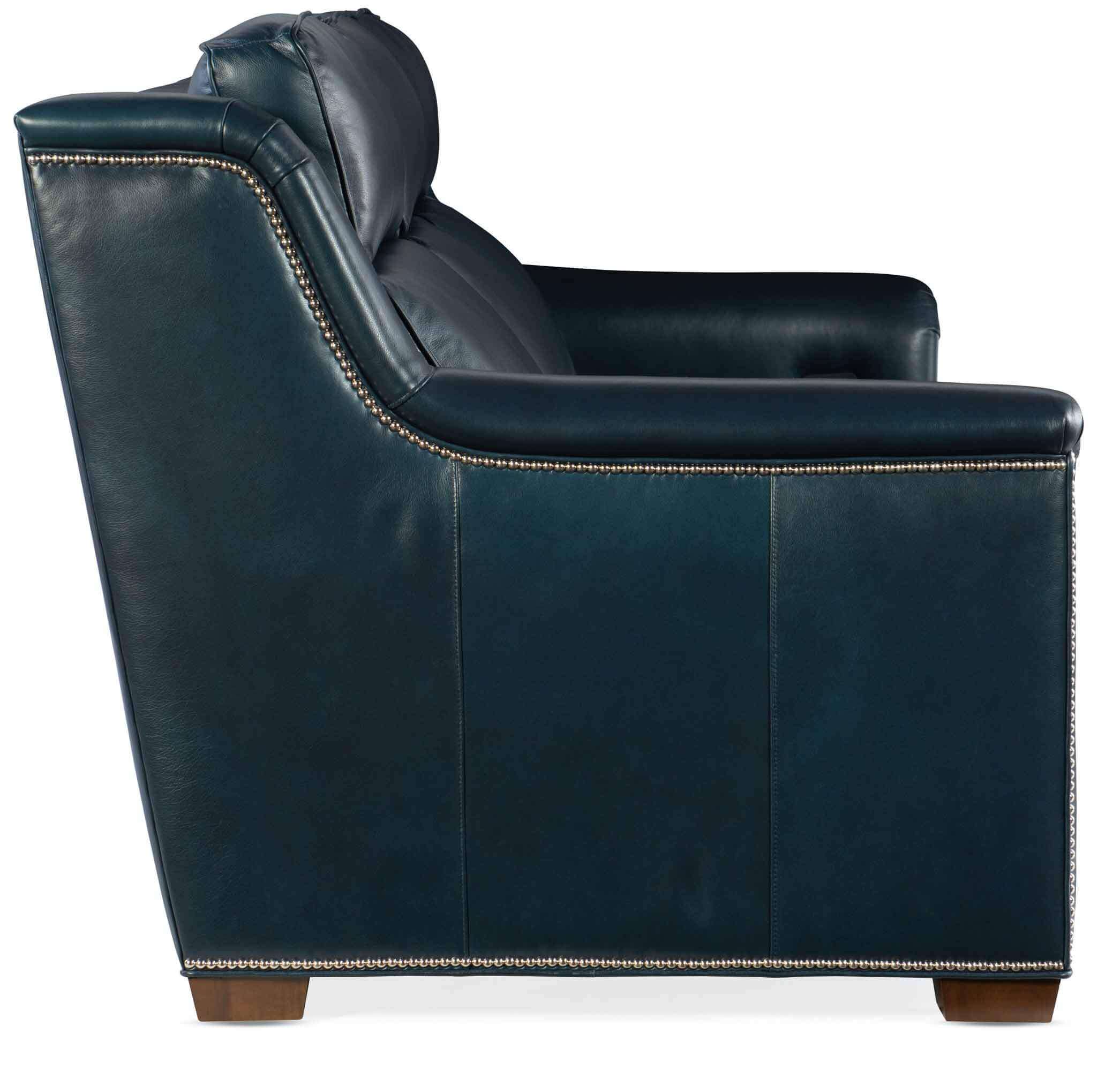 Raiden Leather Power Reclining Loveseat With Articulating Headrest - Image 4