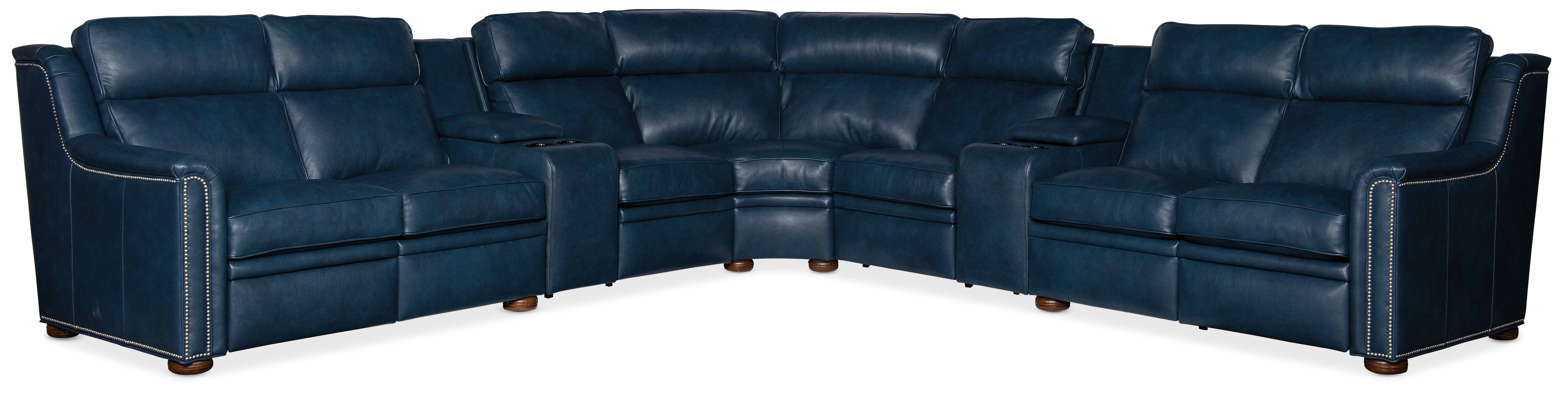 Raiden Leather Sectional - Image 4