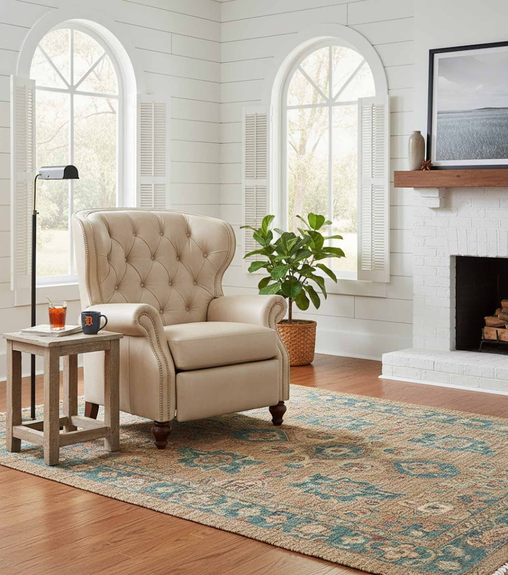 Ralph Leather Recliner - Image 9