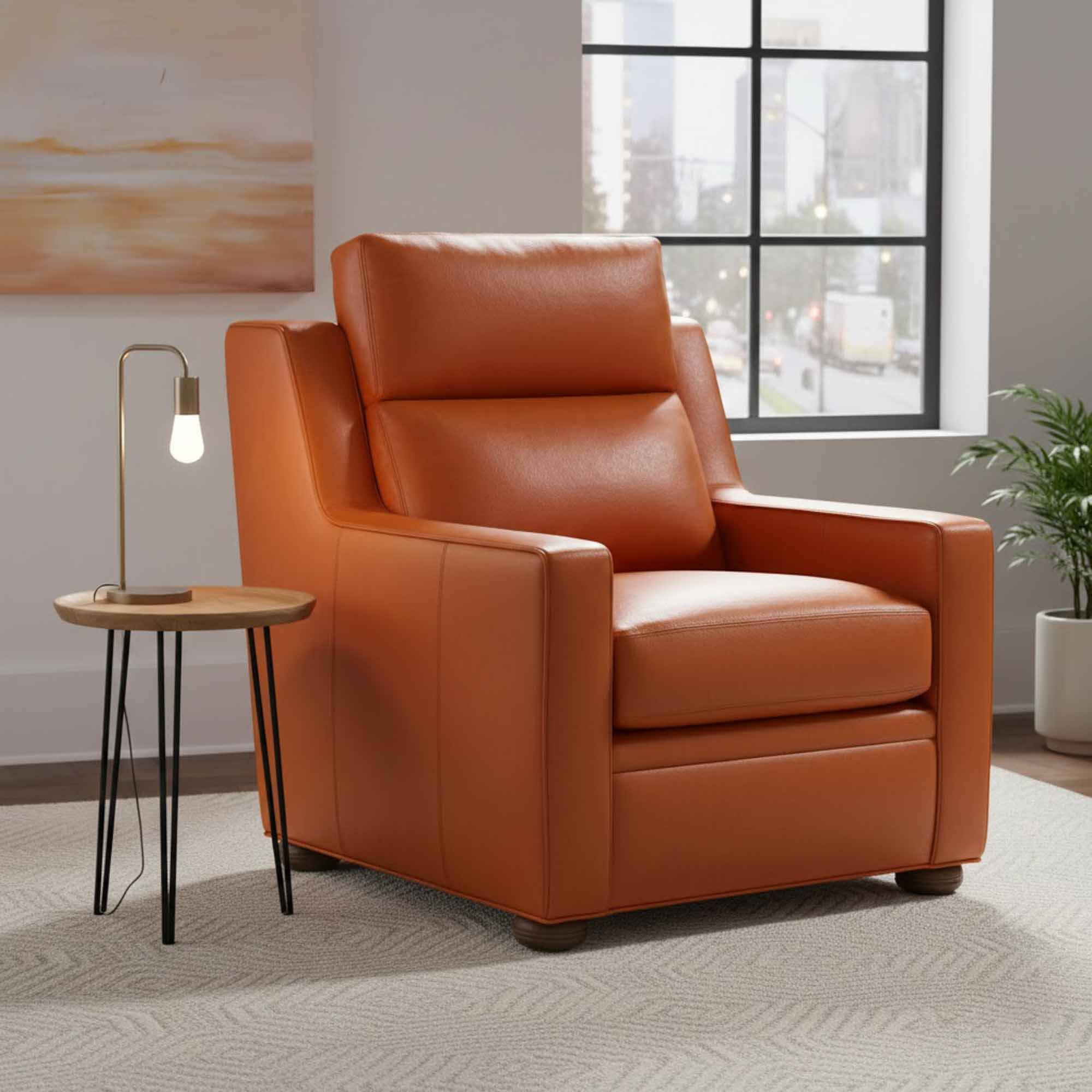Raymond Leather Chair - Image 11