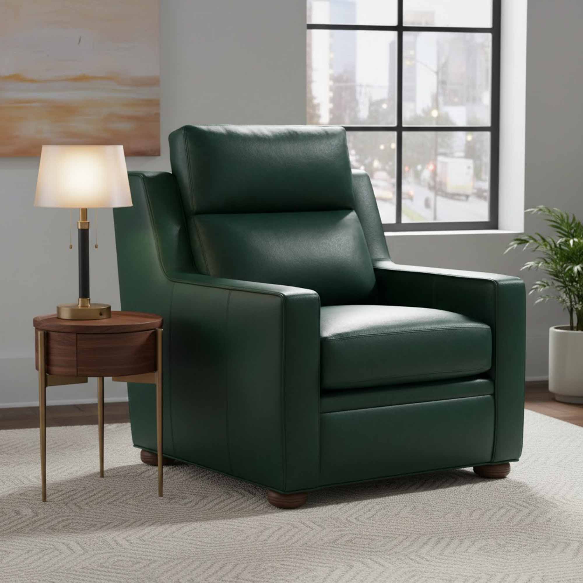 Raymond Leather Chair - Image 9