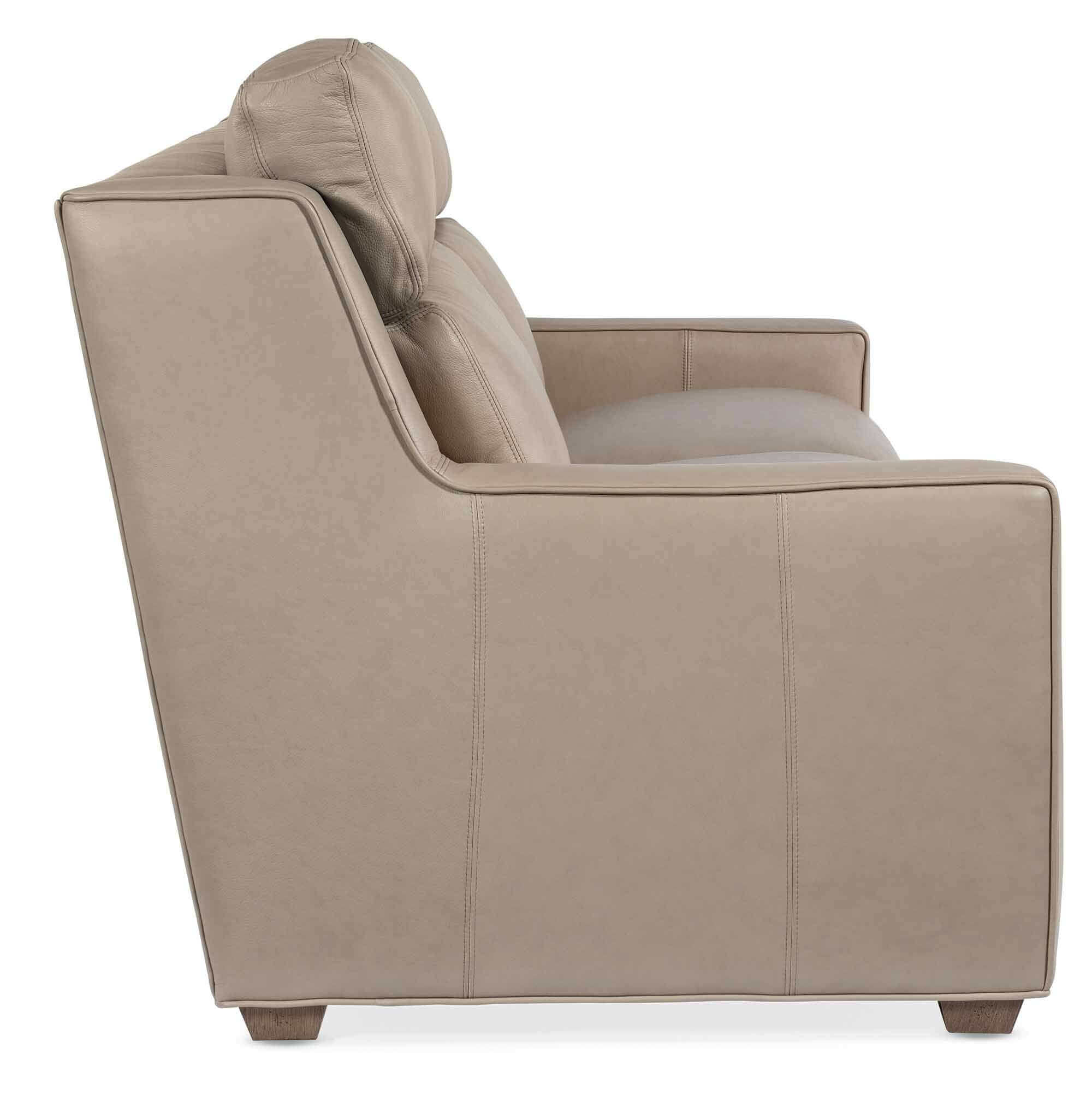 Raymond Leather Power Reclining Loveseat With Articulating Headrest - Image 4